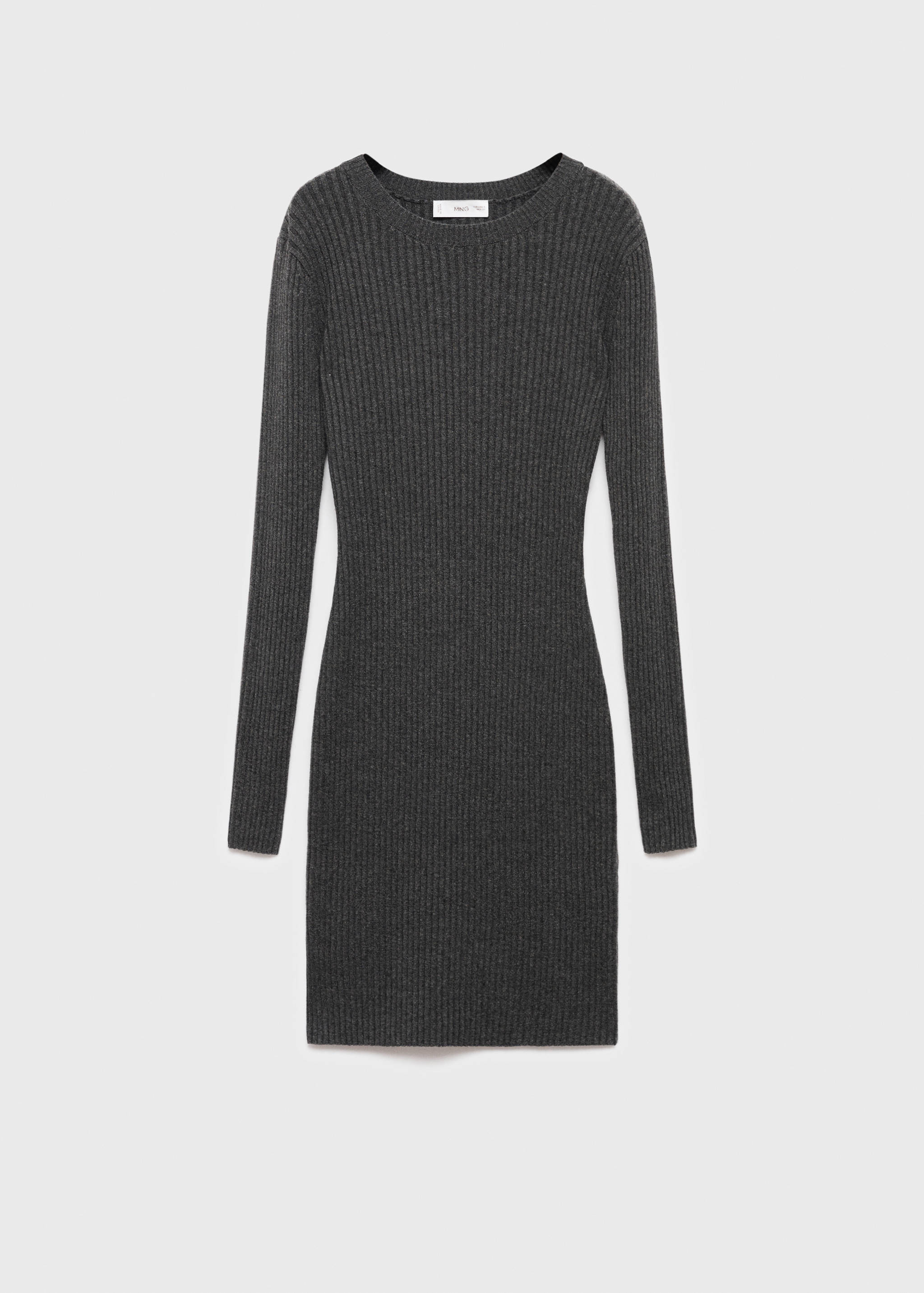 Kleid mit Rippmuster - Artikel ohne Model
