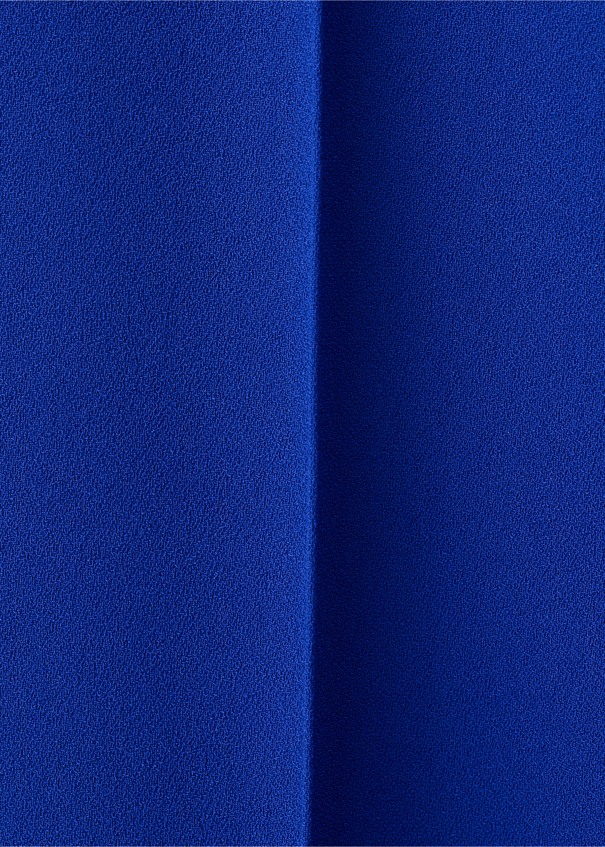 Straight mid-rise trousers - Details of the article 8, Blue. Ref: 17064789-00.