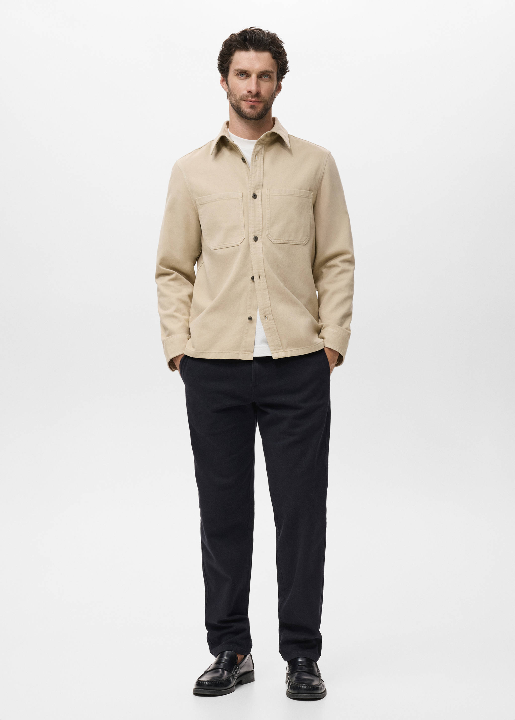 Denim overshirt pockets - General plane