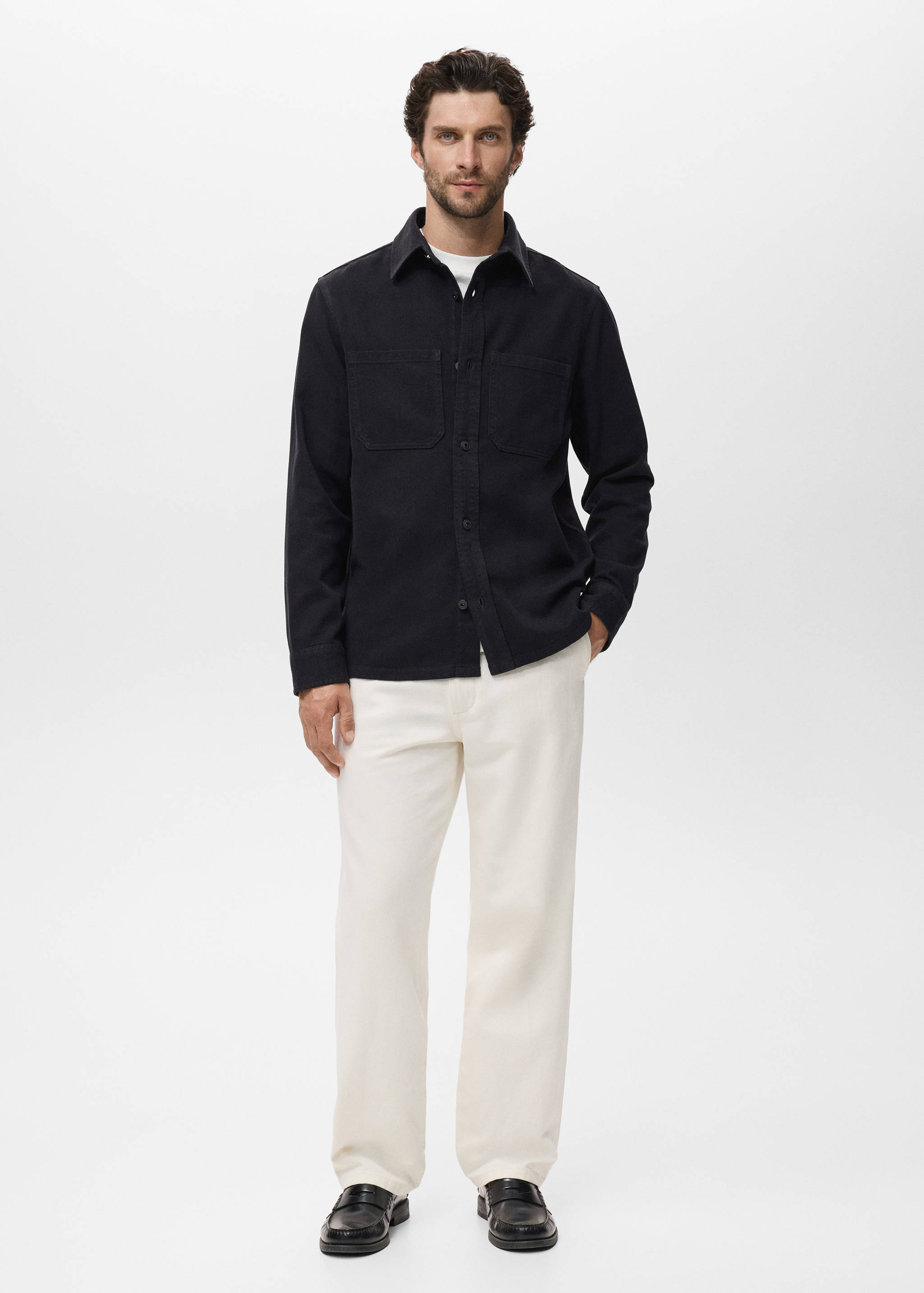 Denim overshirt pockets - General plane