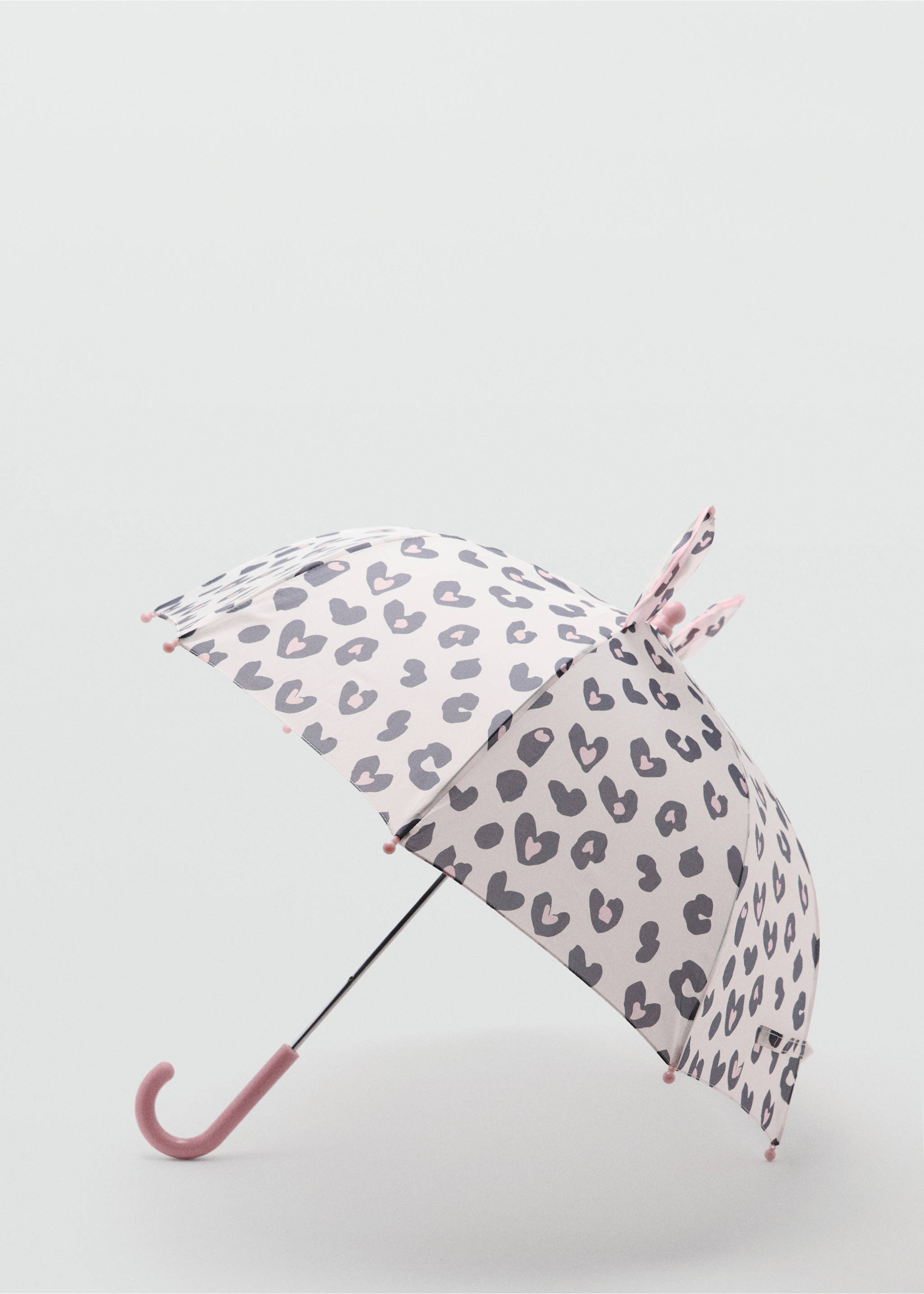 Leoparden-Regenschirm mit Ohren - Artikel ohne Model, Ecru. Ref: 17065144-00.