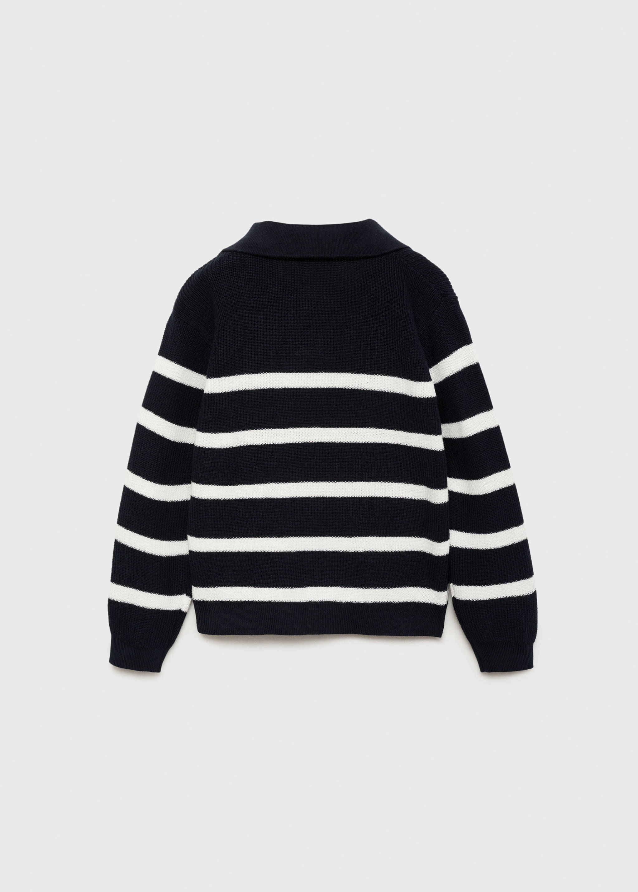 Knit striped sweater - Reverse of the article