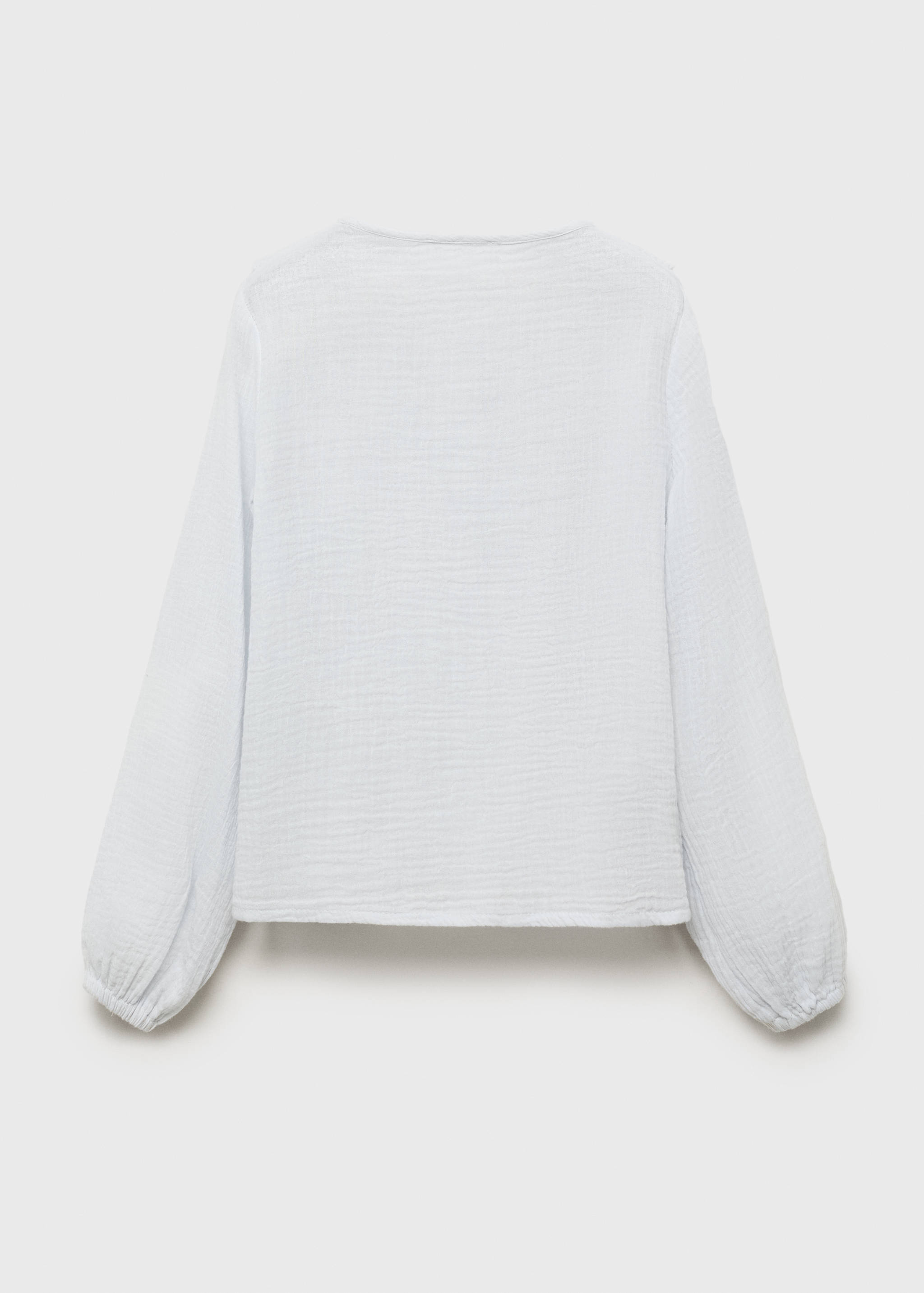 Chemise plissée volants - Verso de l’article