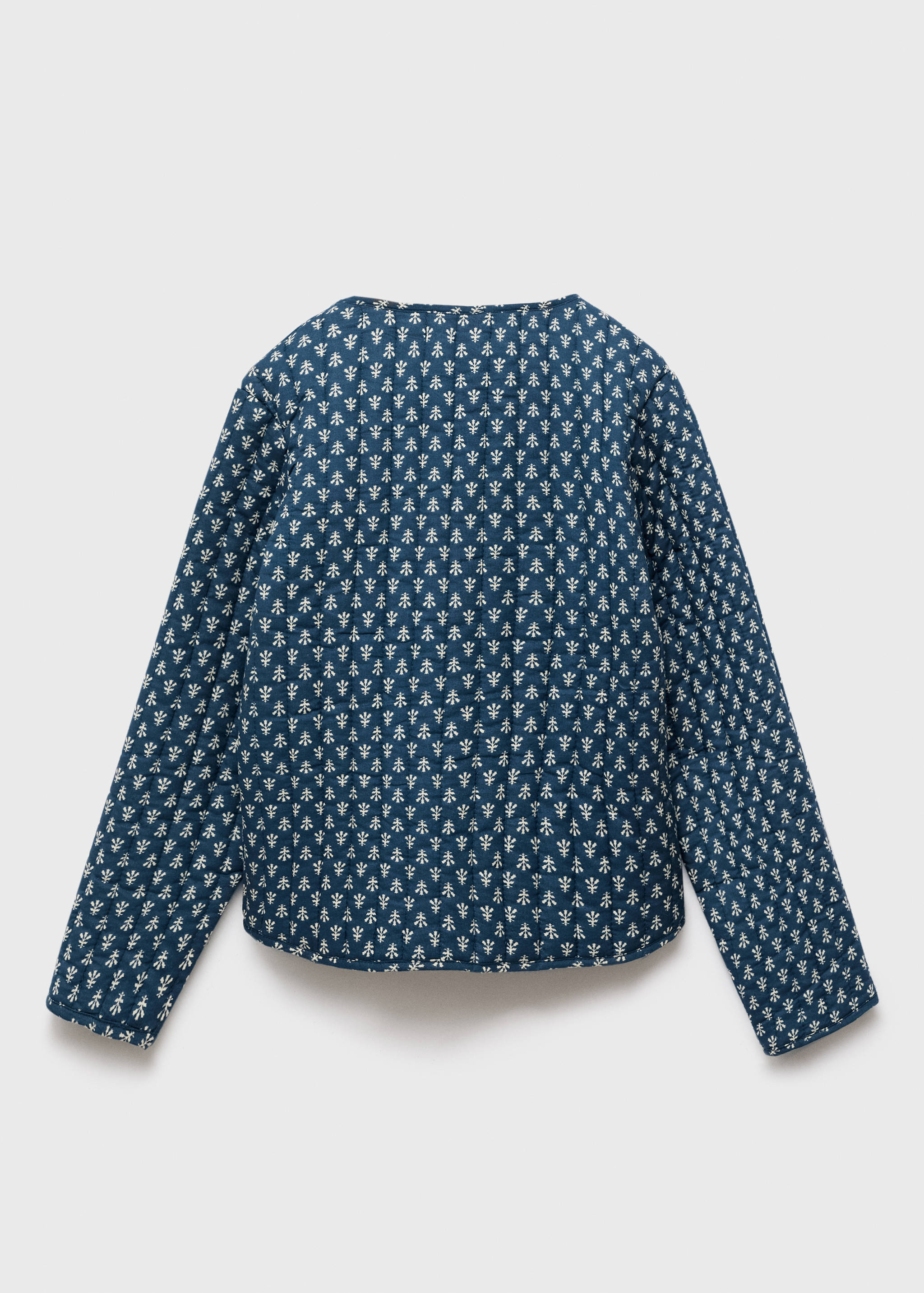 Printed cotton jacket - Reverse of the article