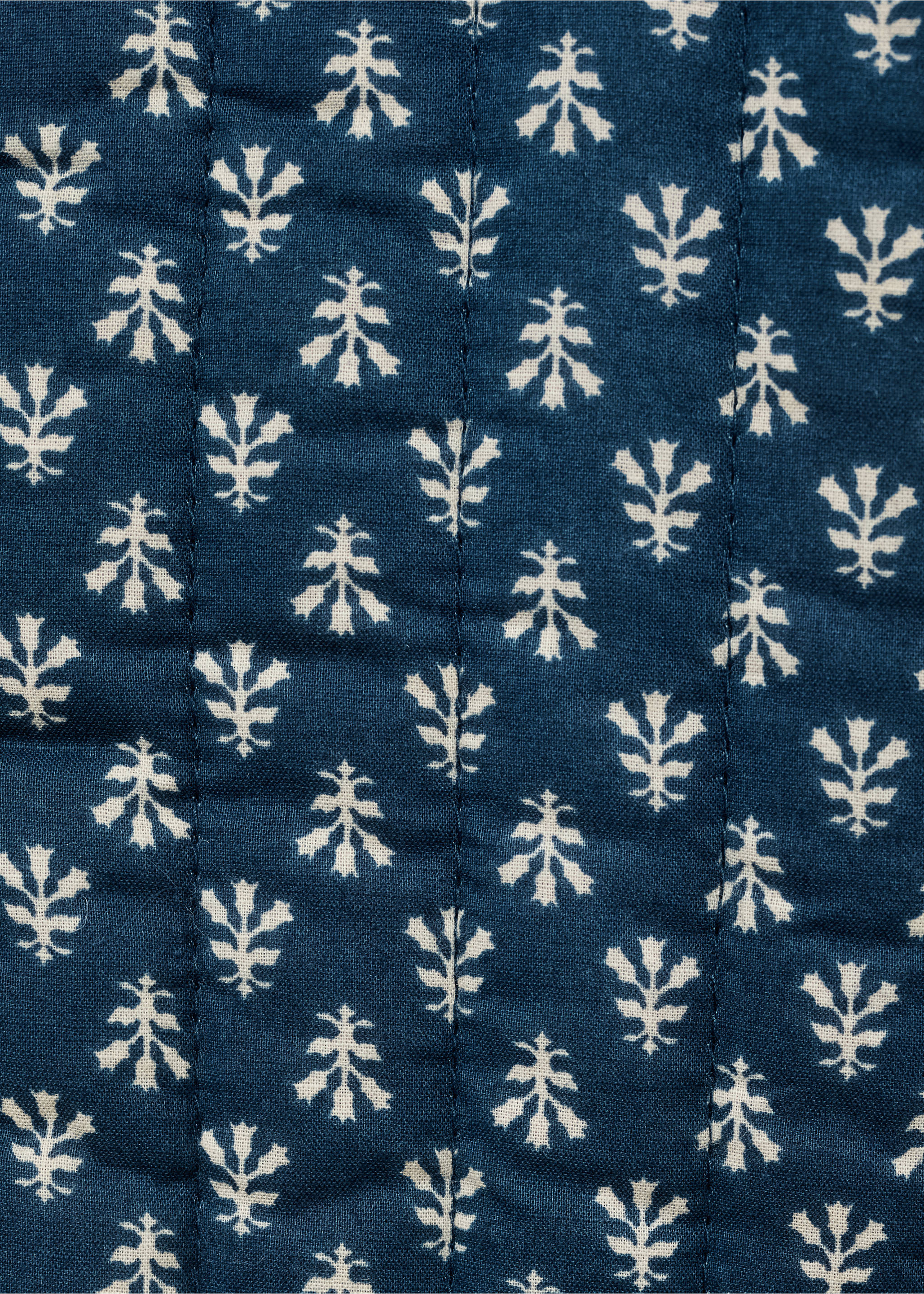 Printed cotton jacket - Details of the article 0, Navy. Ref: 17065156-00.