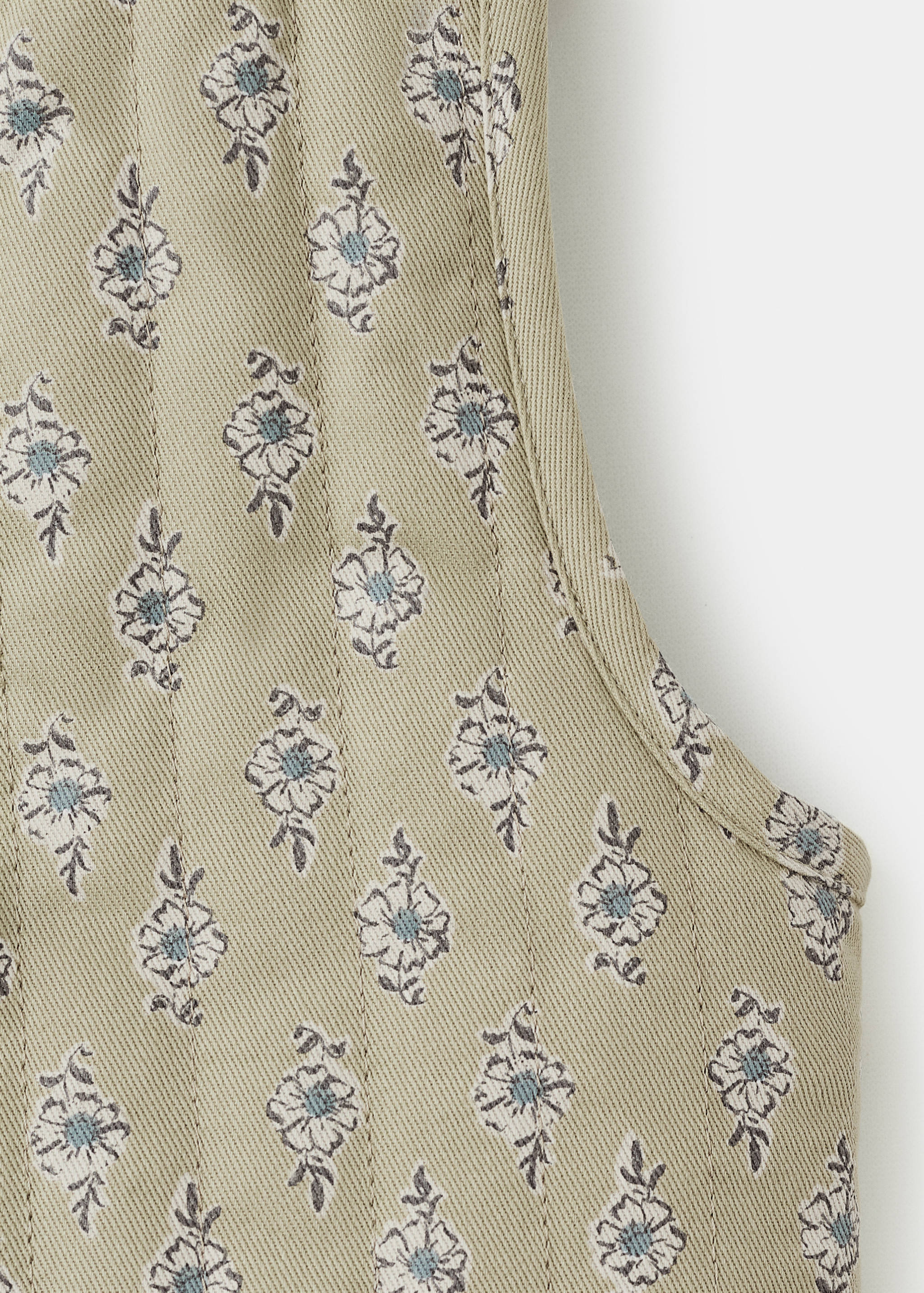 Floral-print waistcoat - Details of the article 8