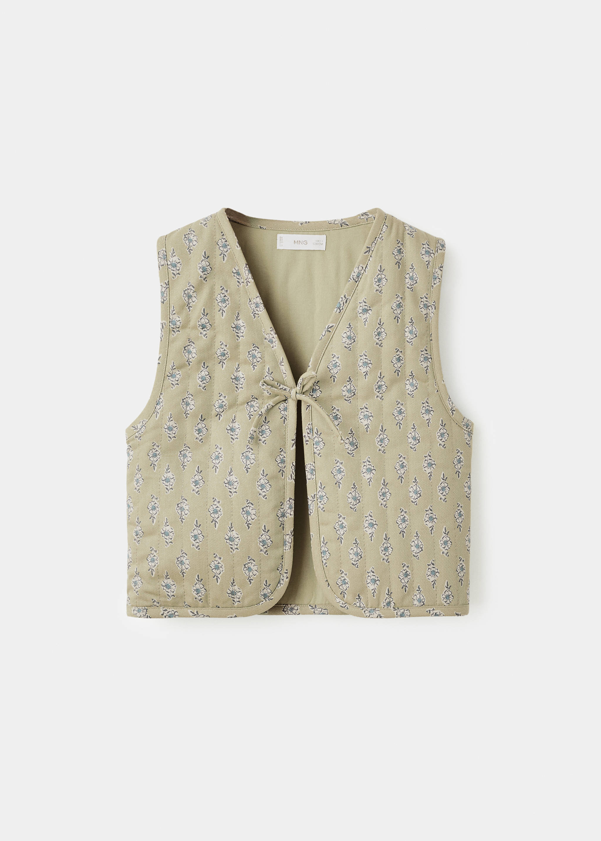 Floral-print waistcoat - Article without model