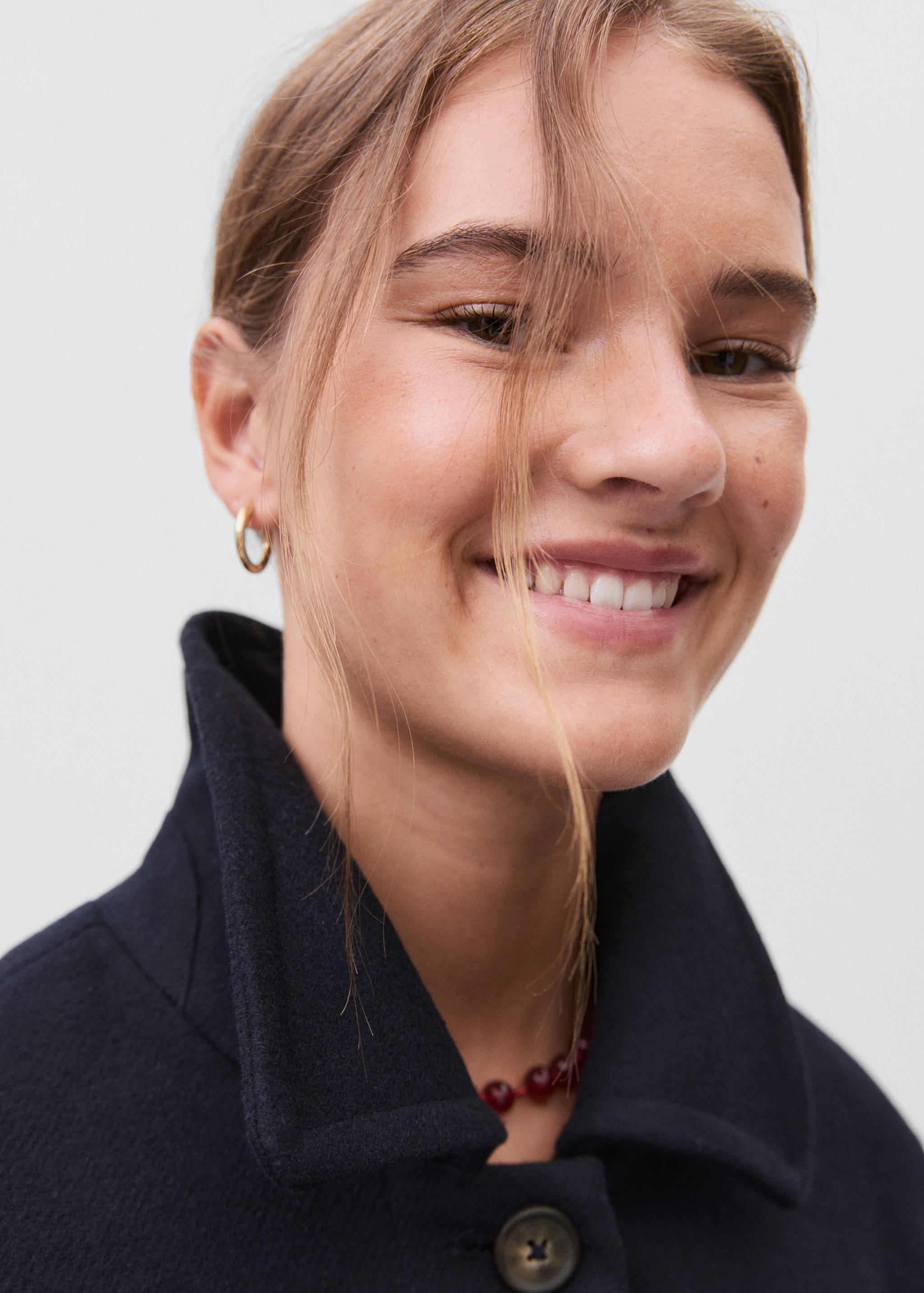 Wool fabric coat - Details of the article 1