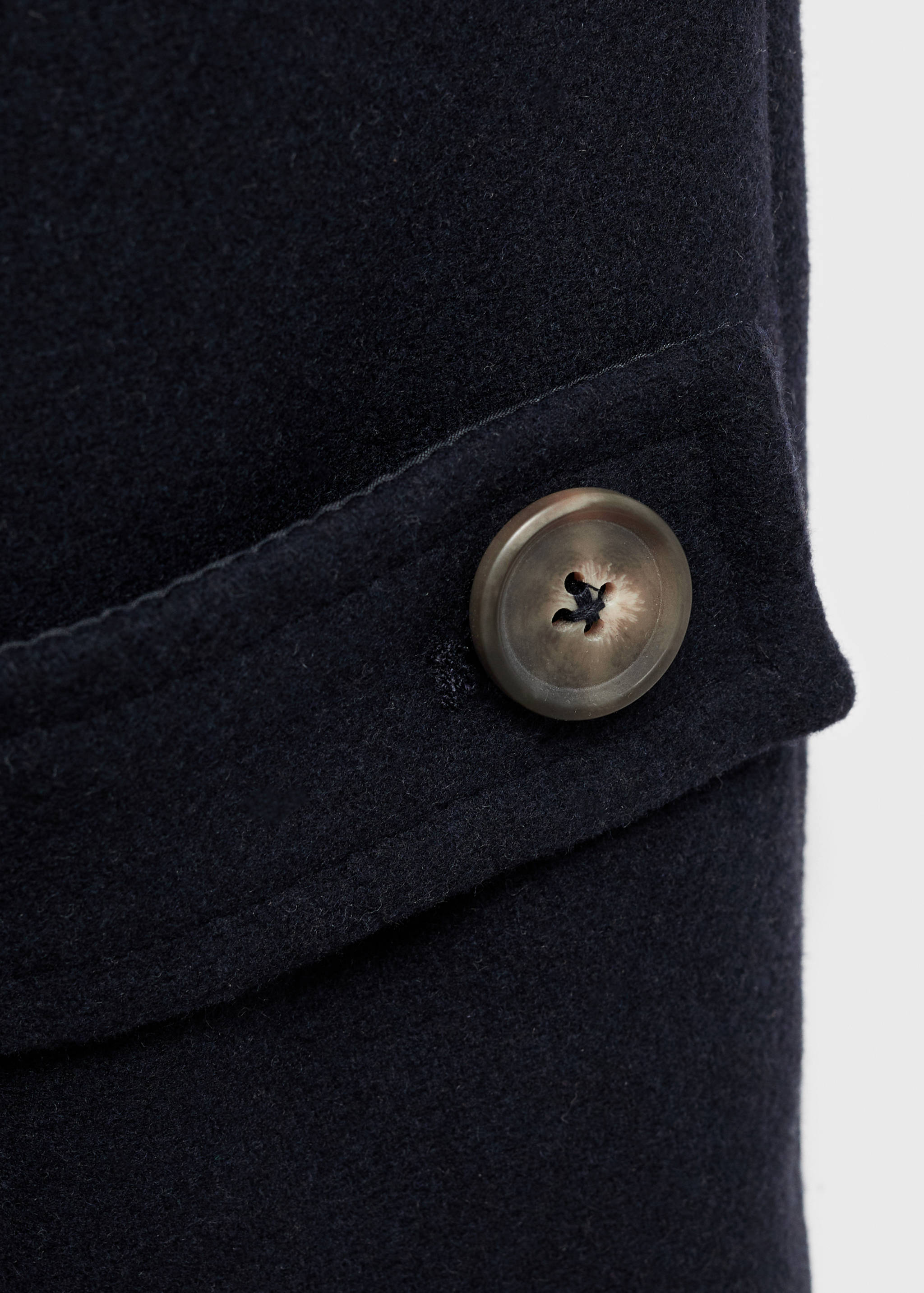 Wool fabric coat - Details of the article 0
