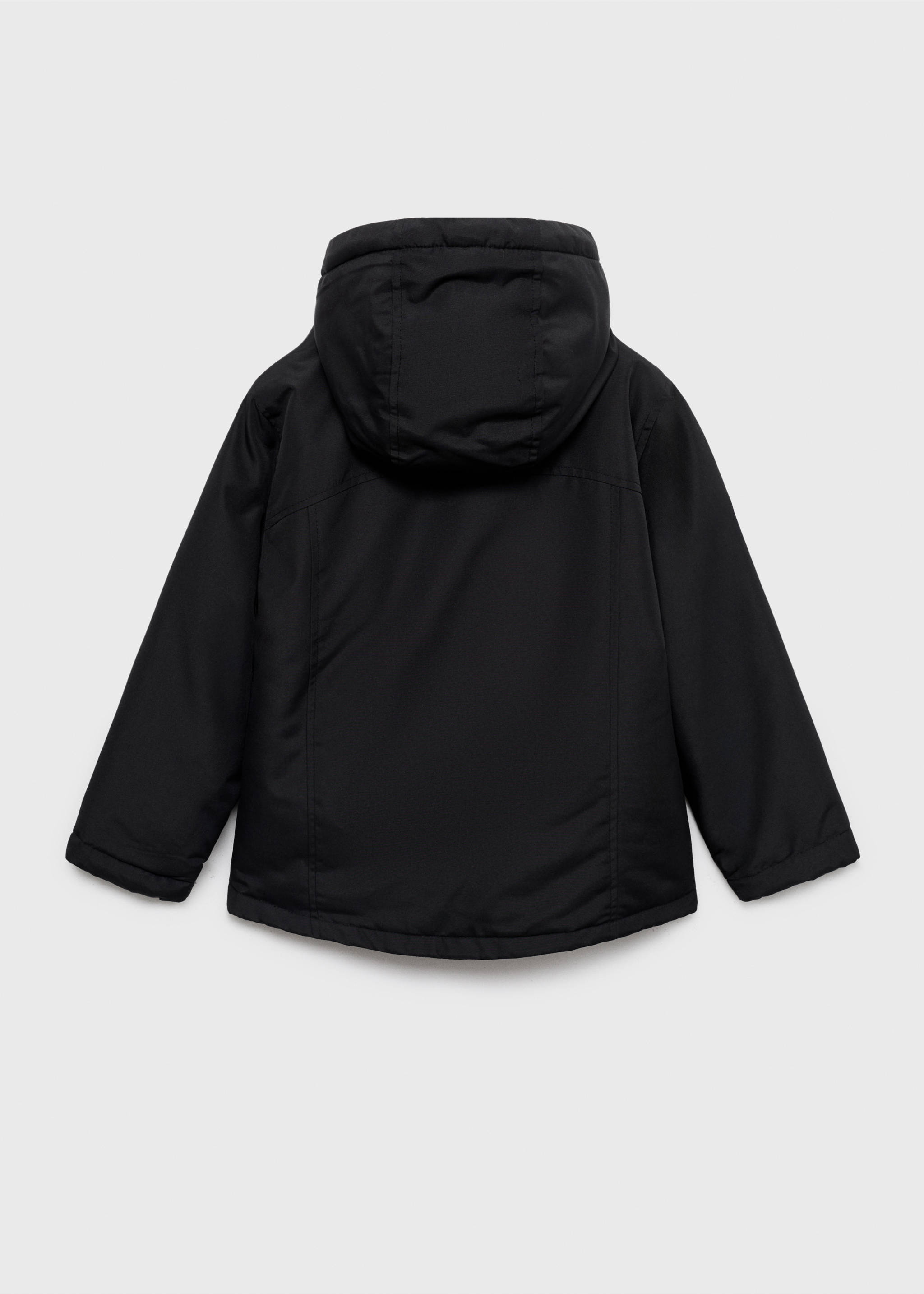 Anorak capucha - Reverso del artículo, Negro. Ref: 17065785-00.