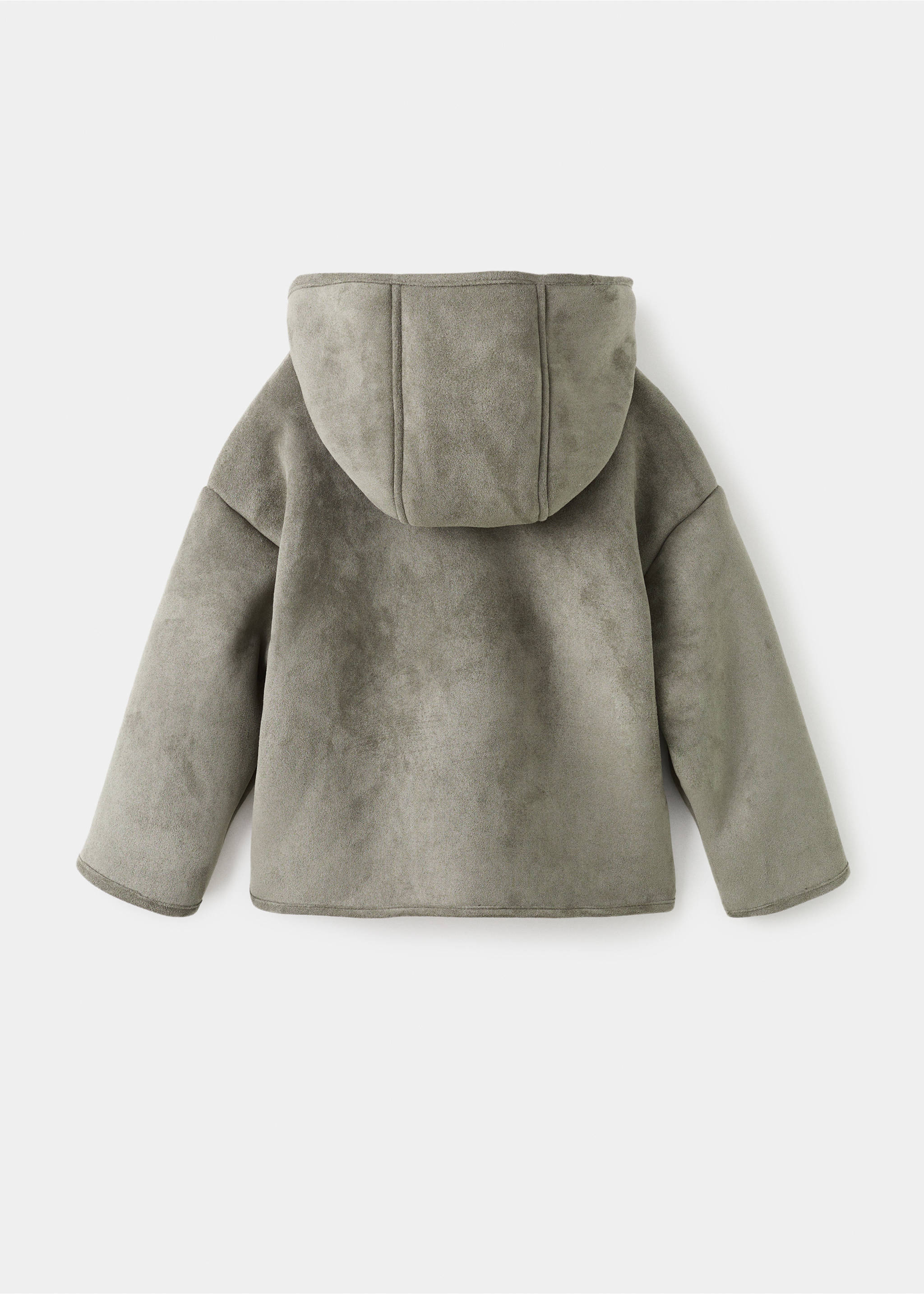 Mockakappa med fårskinnsfoder - Artikelns baksida, Khaki. Ref: 17065786-00.