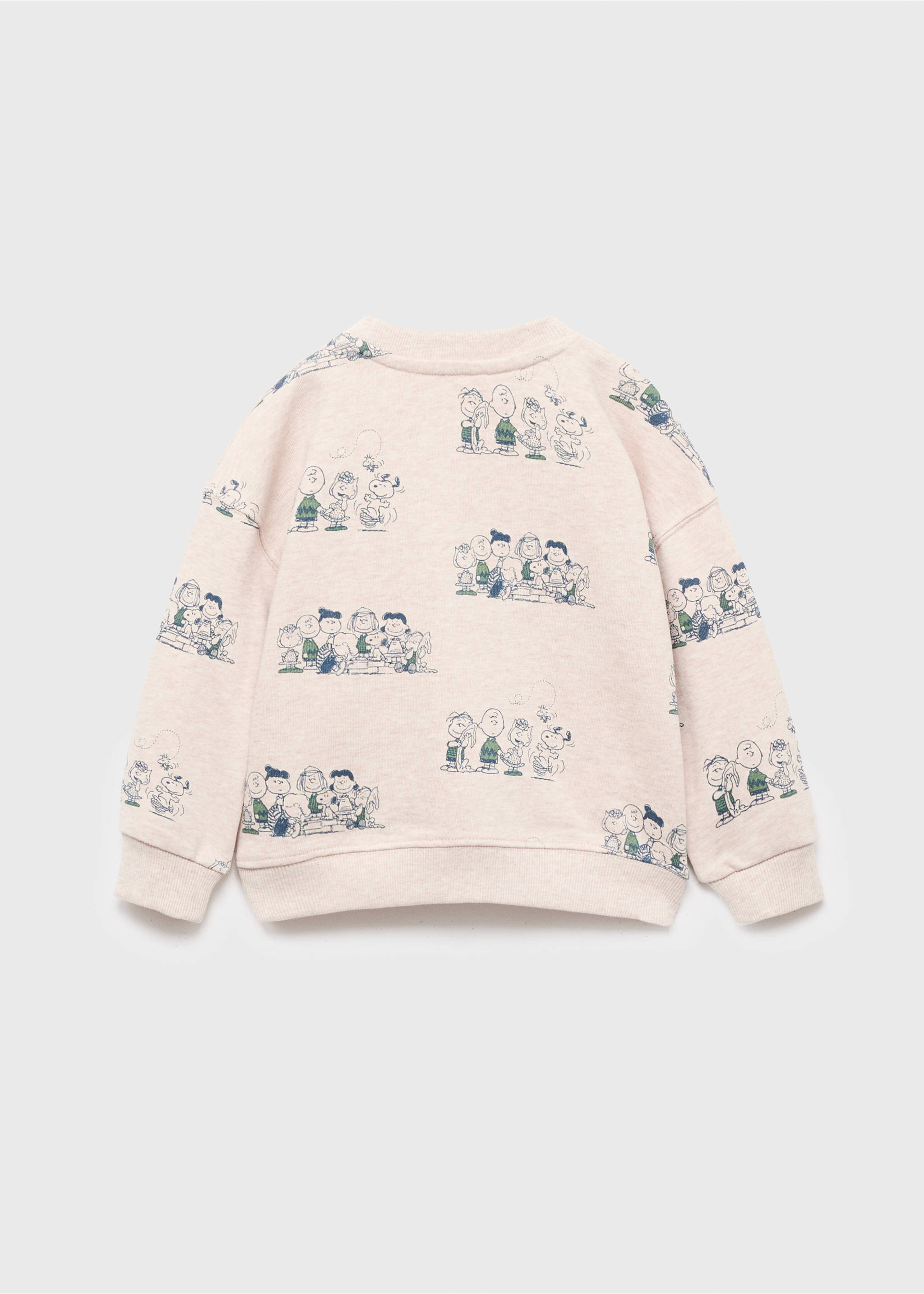 Snoopy cotton sweatshirt - Reverse of the article, Sand. Ref: 17065795-00.