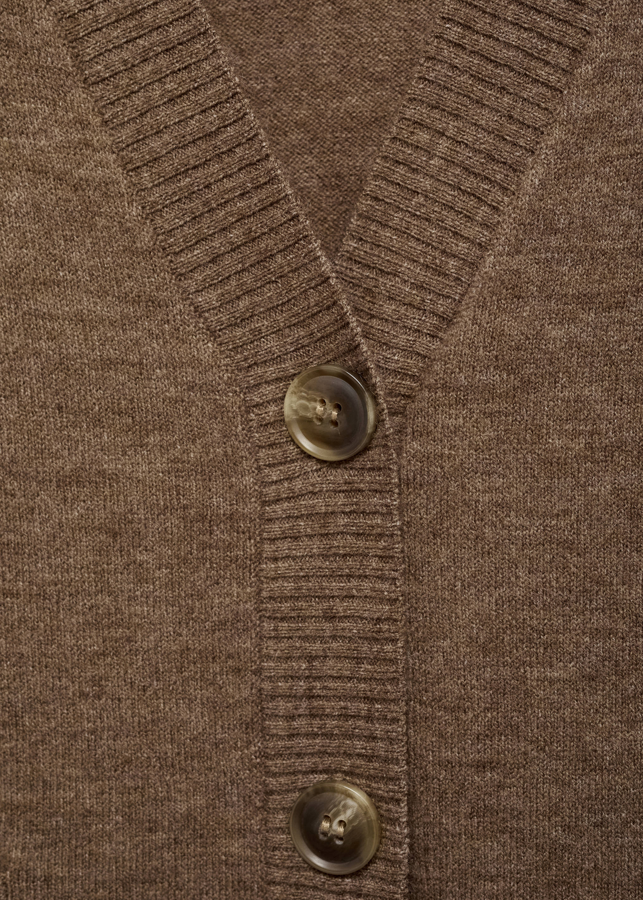 Cárdigan cuello pico bolsillos - Detalle del artículo 8