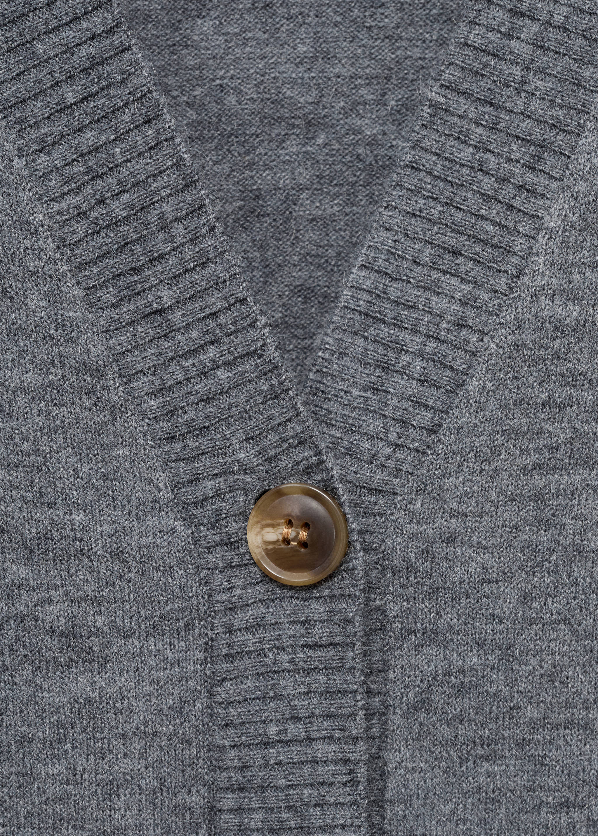 Cárdigan cuello pico bolsillos - Detalle del artículo 0