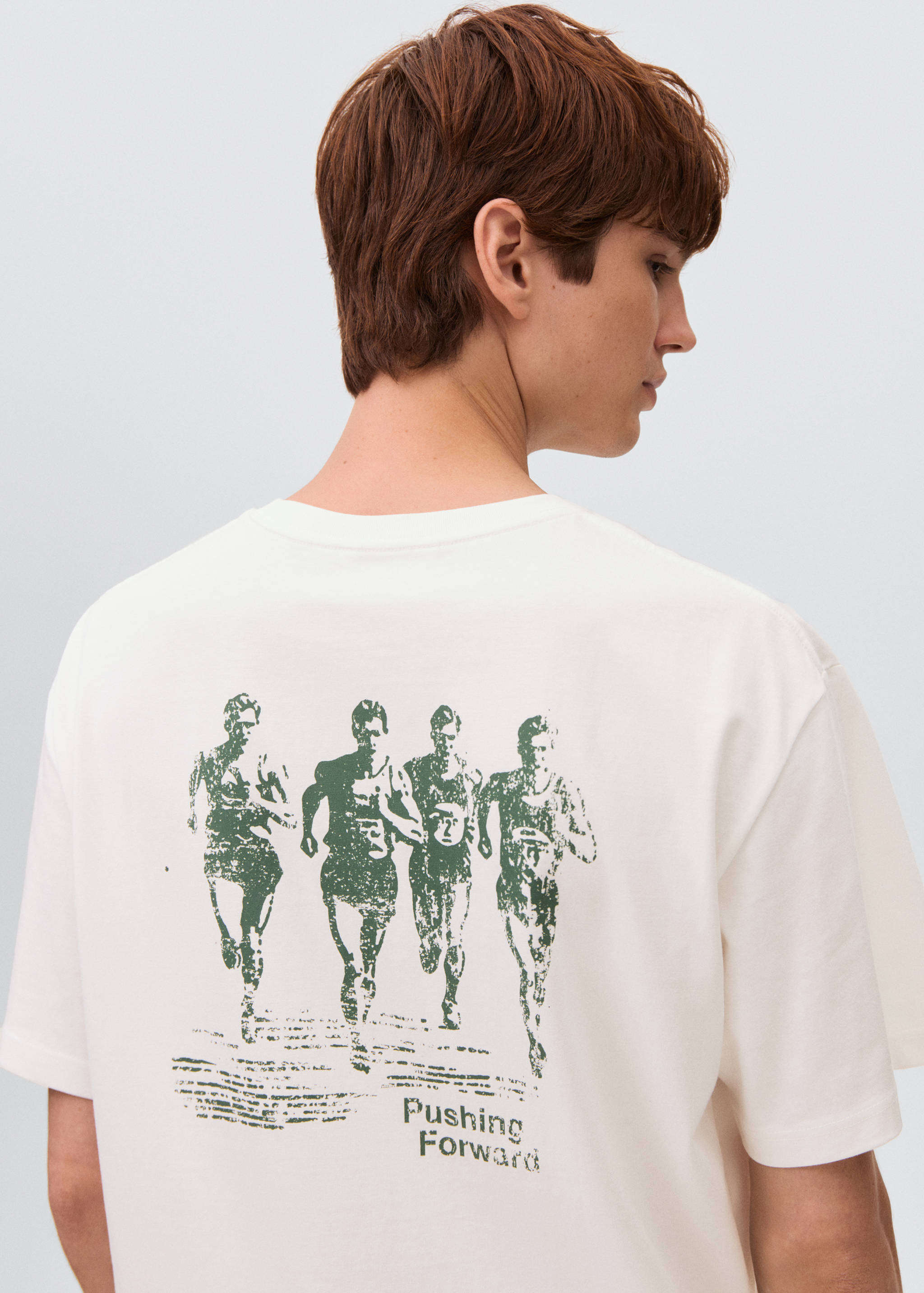 Printed cotton-blend t-shirt - Details of the article 6