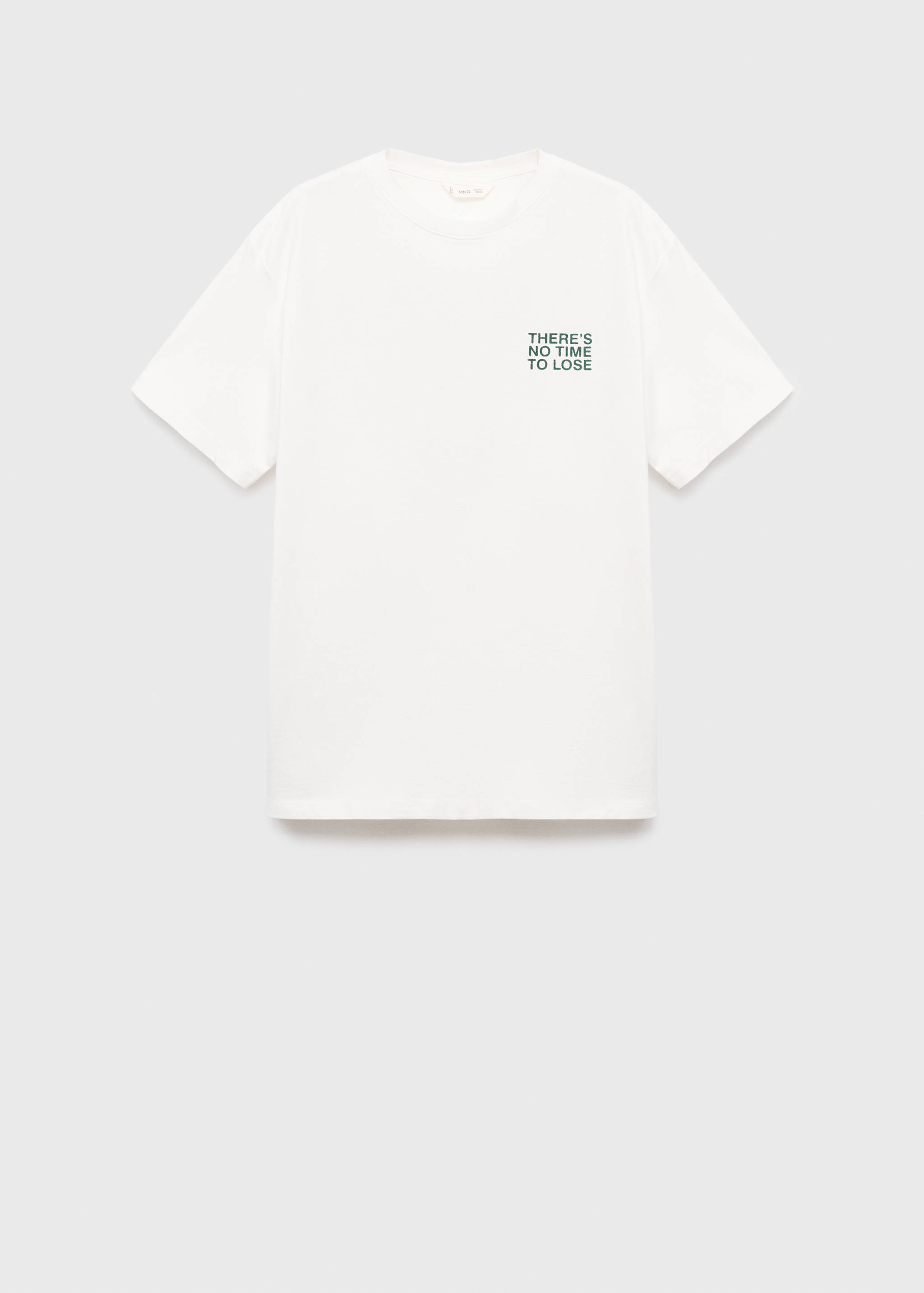 Printed cotton-blend t-shirt - Article without model