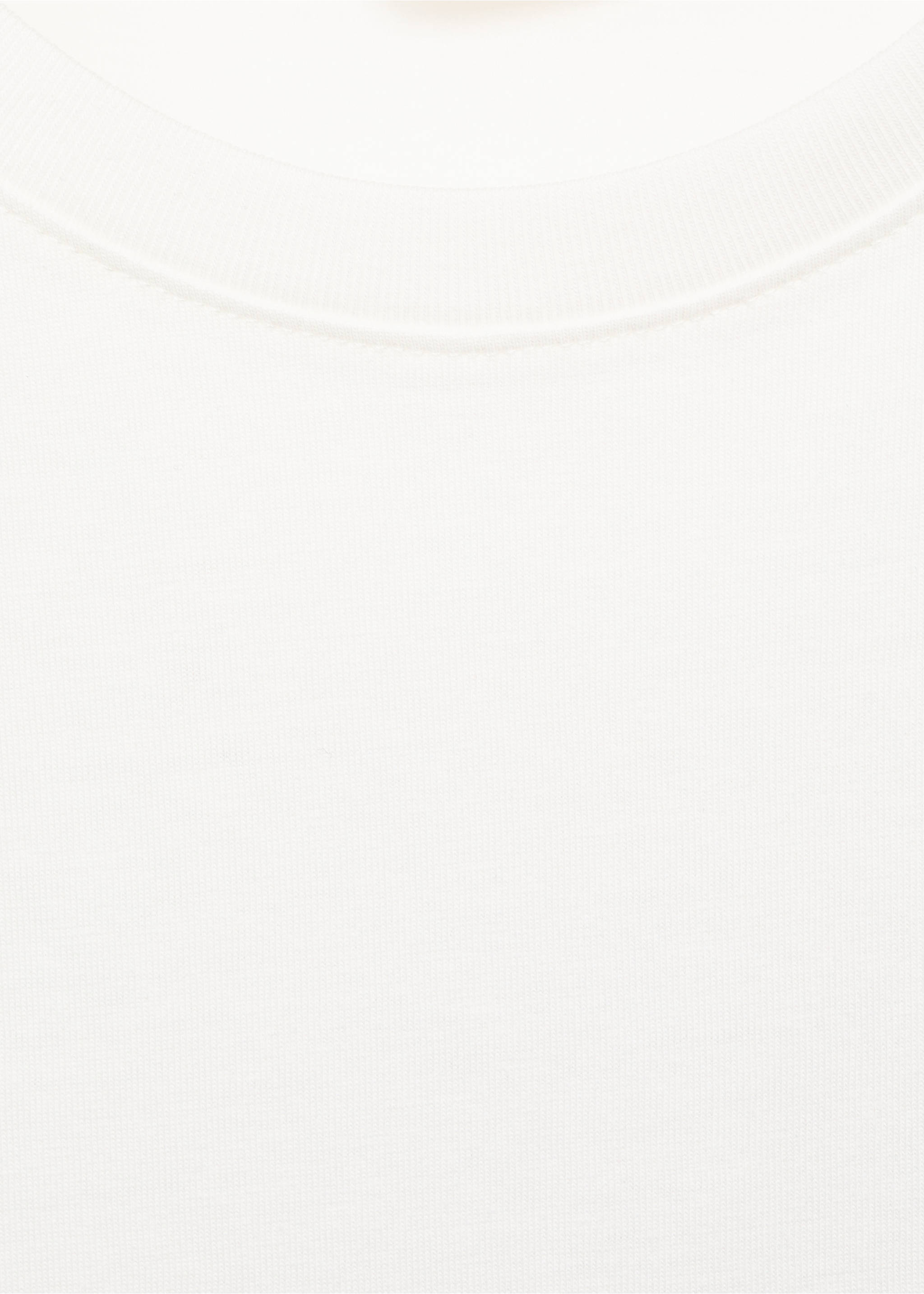Printed cotton-blend t-shirt - Details of the article 8, Off White. Ref: 17065800-00.