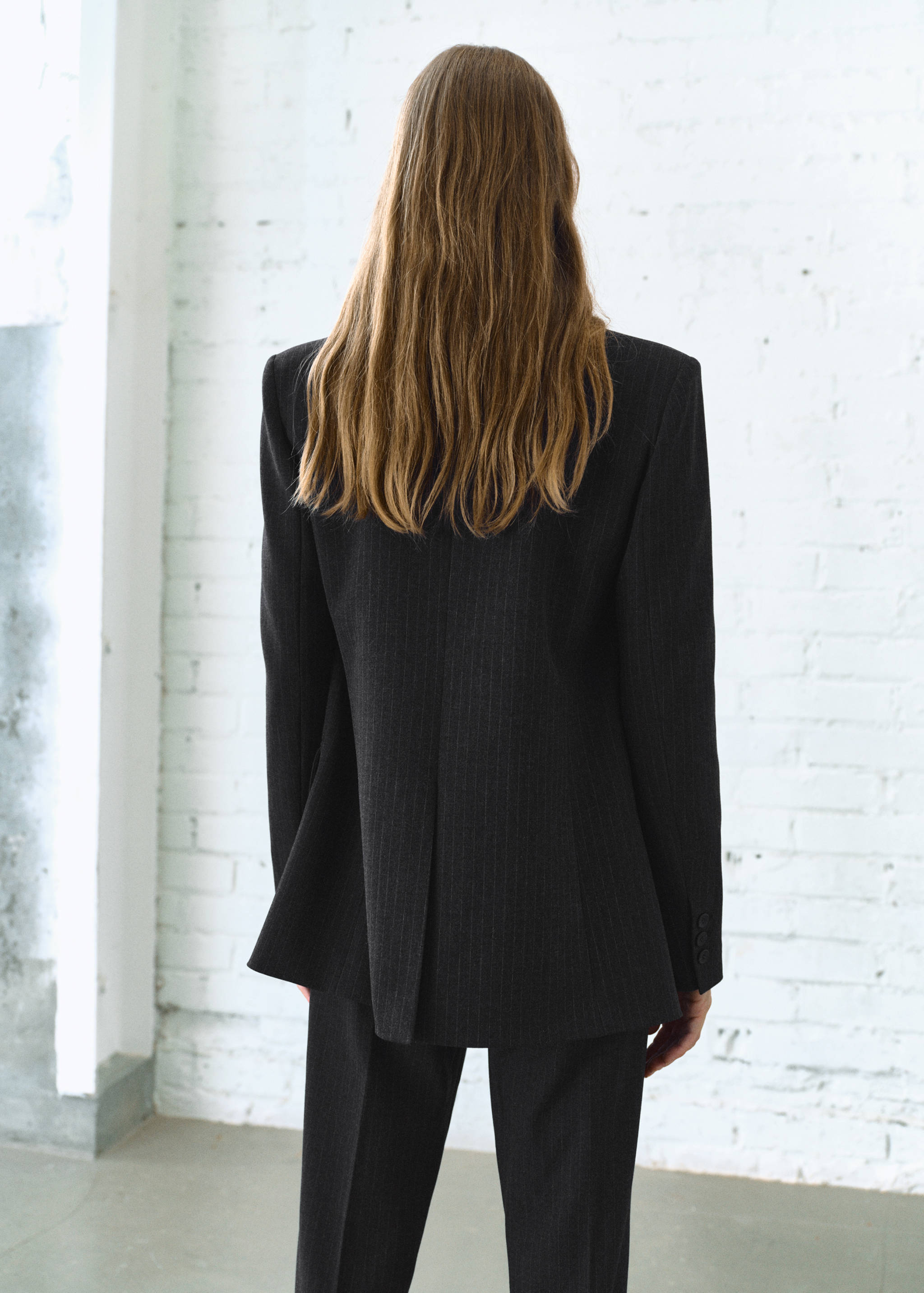 Blazer completo gessato - Retro dell'articolo