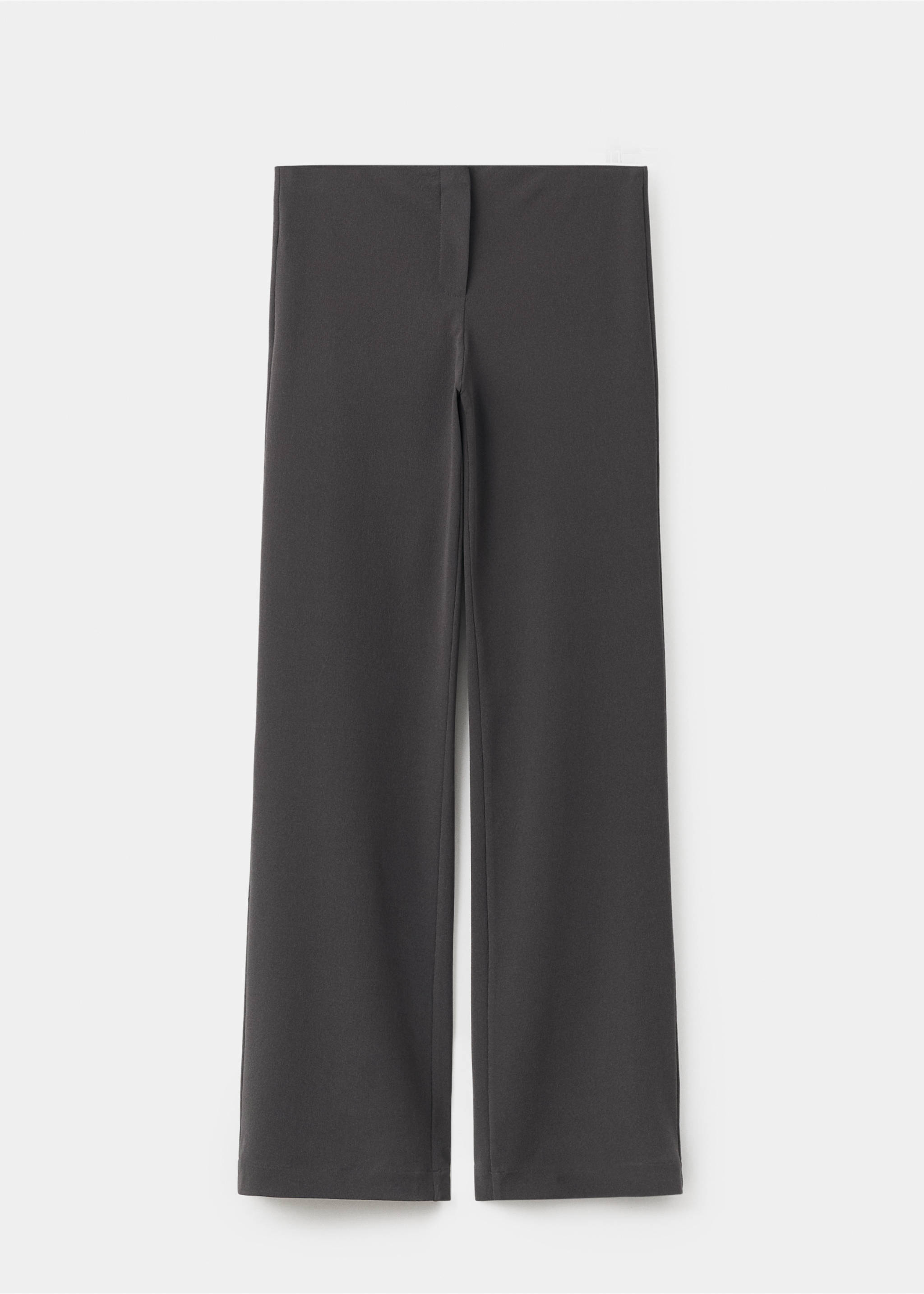 Pantalon de costume droit sans couture - Article sans modèle, Gris. Ref: 17065827-00.