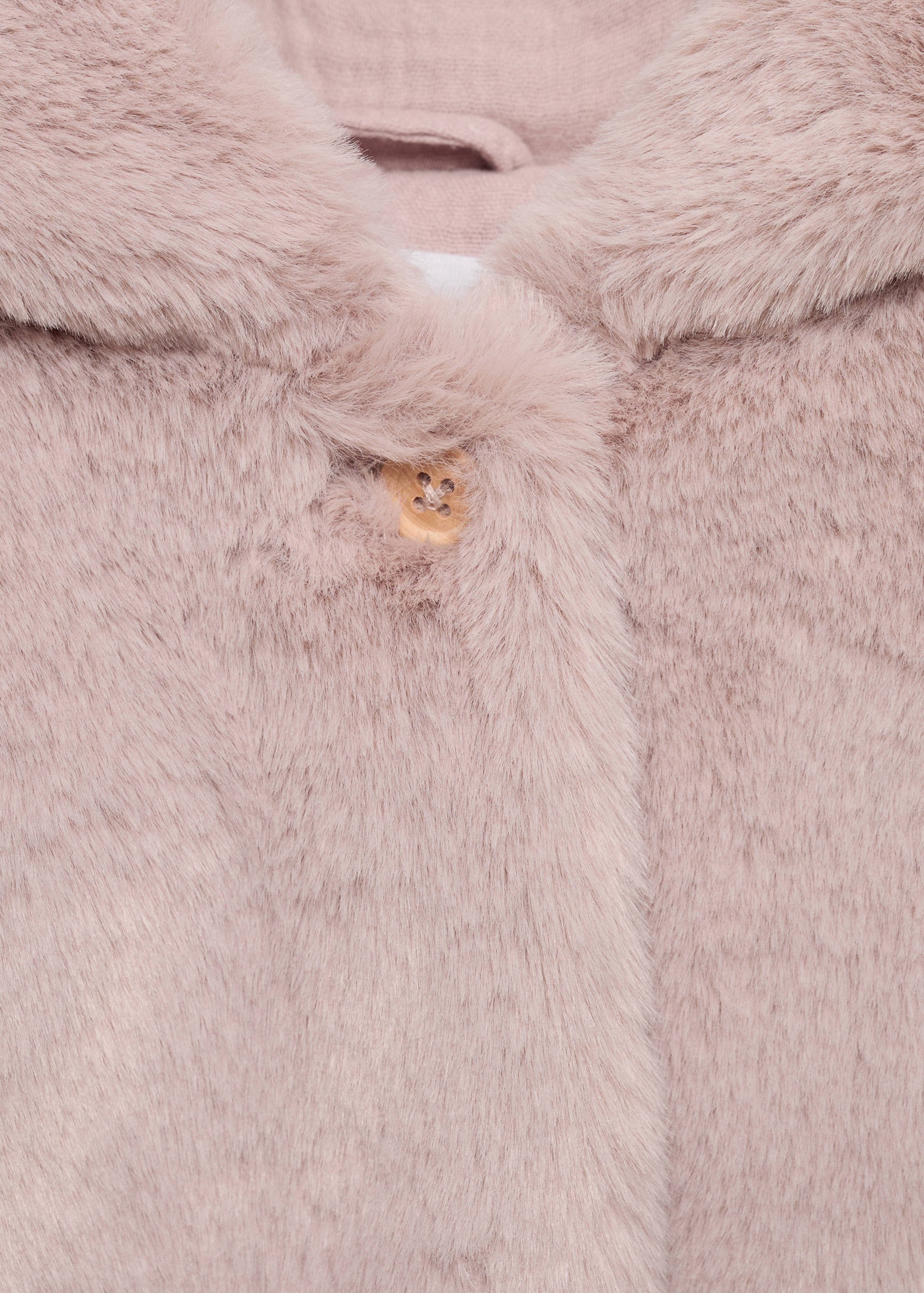 Hooded fur-effect coat - Details of the article 8