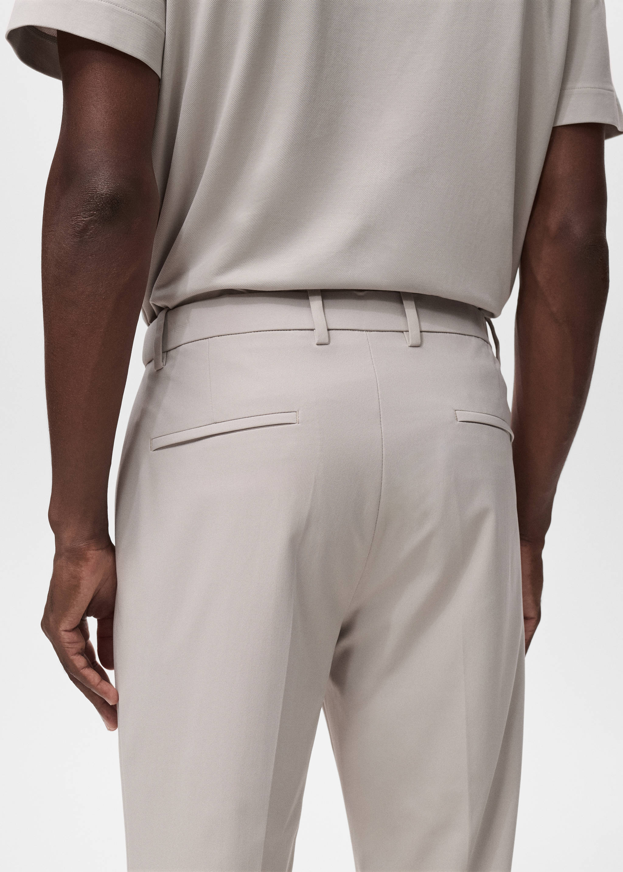 Zurich slim-fit Thermolite® suit trousers - Details of the article 3