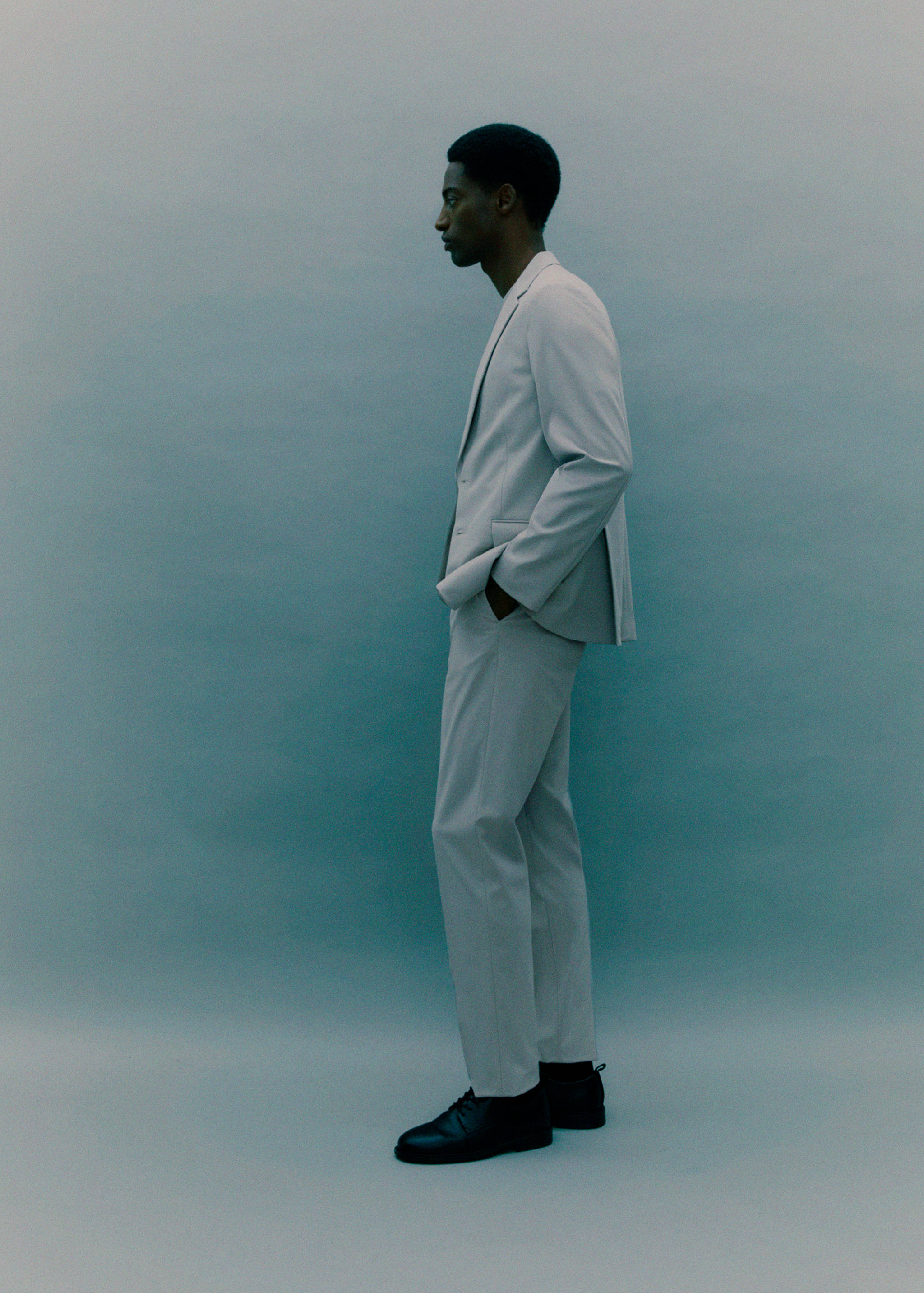Zurich slim-fit Thermolite® suit trousers - Details of the article 5
