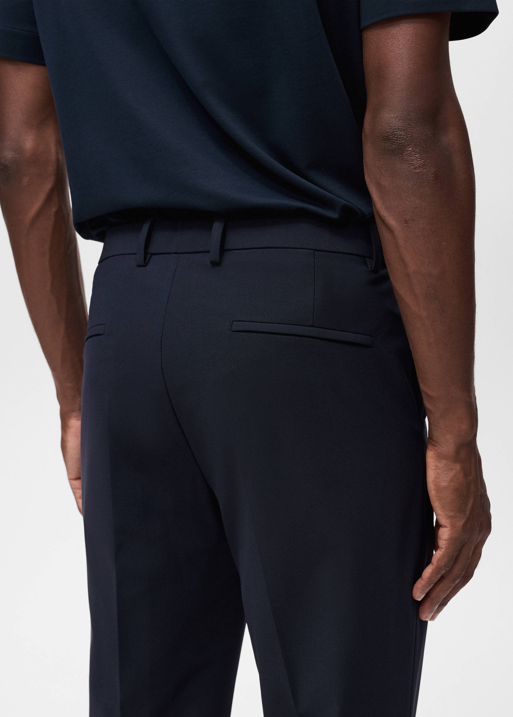 Zurich slim-fit Thermolite® suit trousers - Details of the article 3