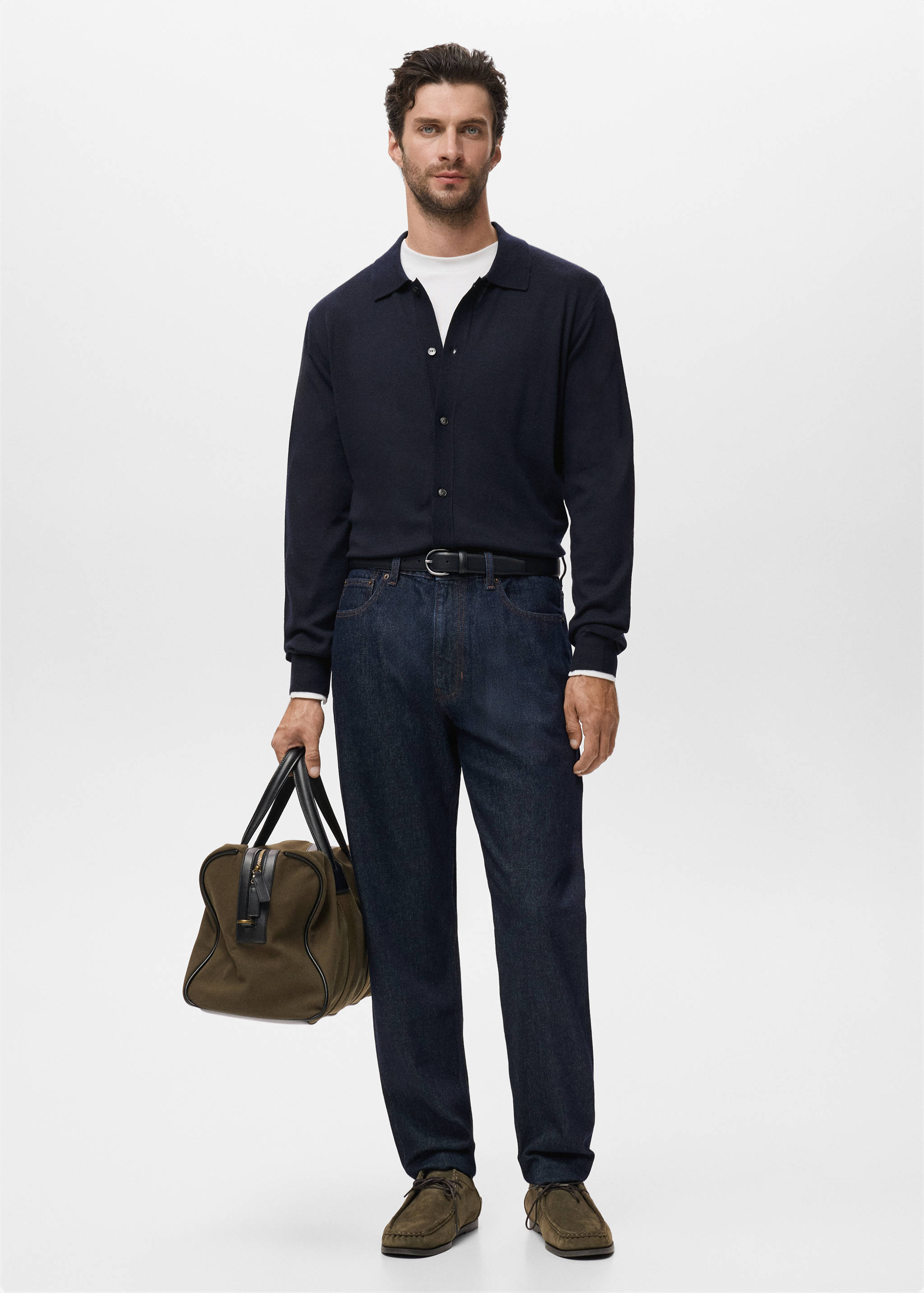 Kardigan 100% vlna merino - Celkový náhled