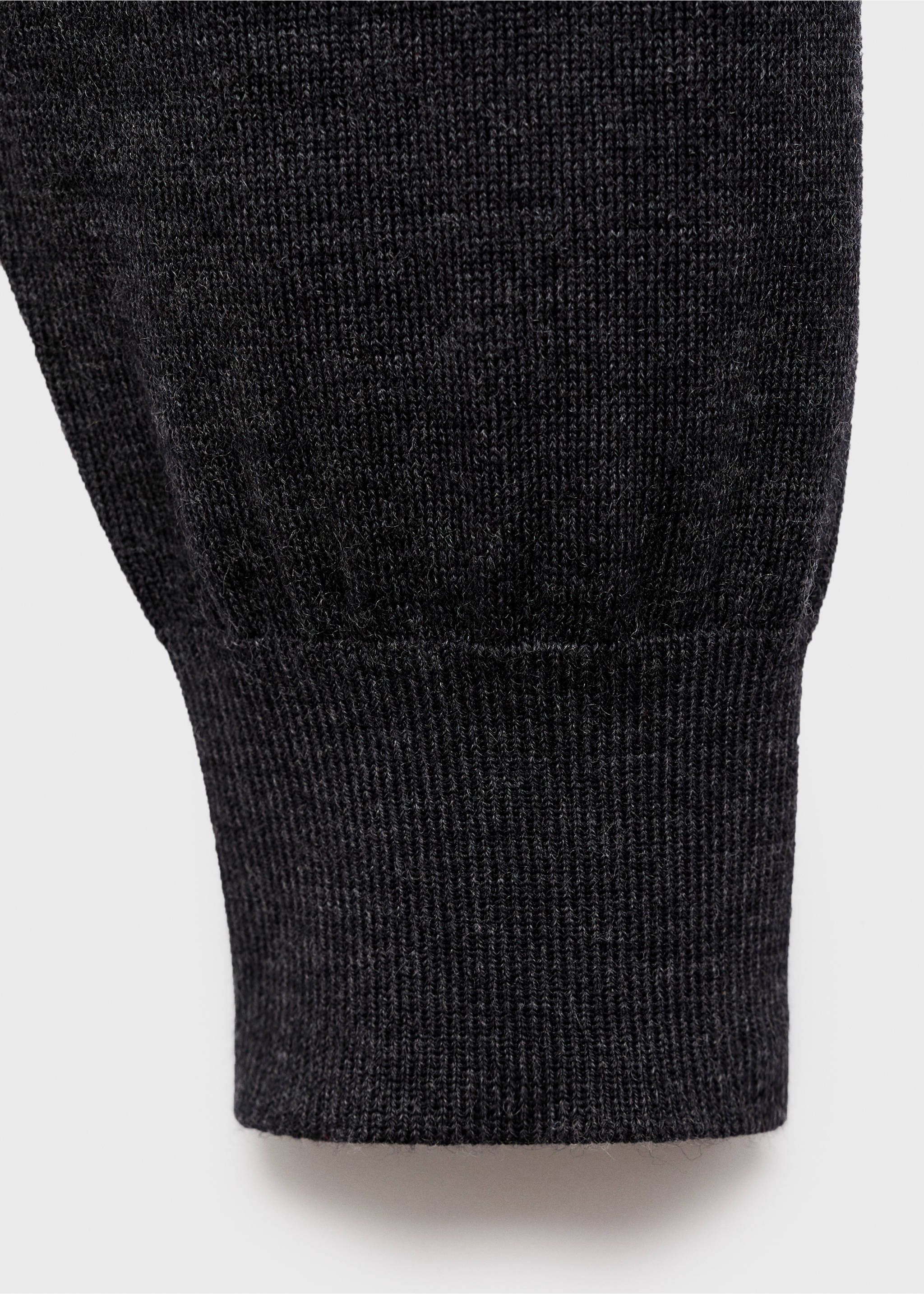 Kardigan 100% vlna merino - Detail zboží 0, Tmavě šedá vigore. Ref: 17065972-00.