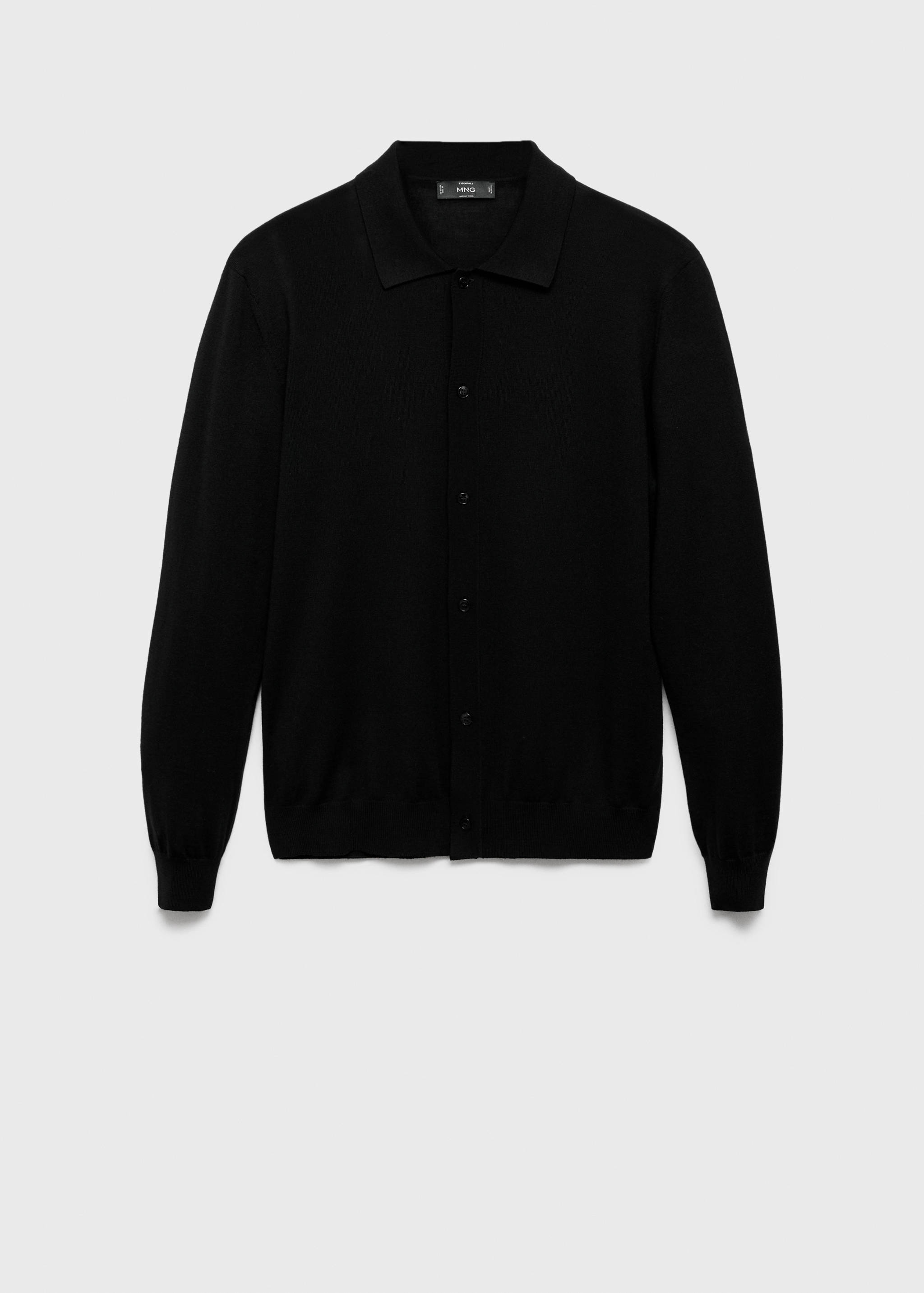 Kardigan 100% vlna merino - Zboží bez modelu