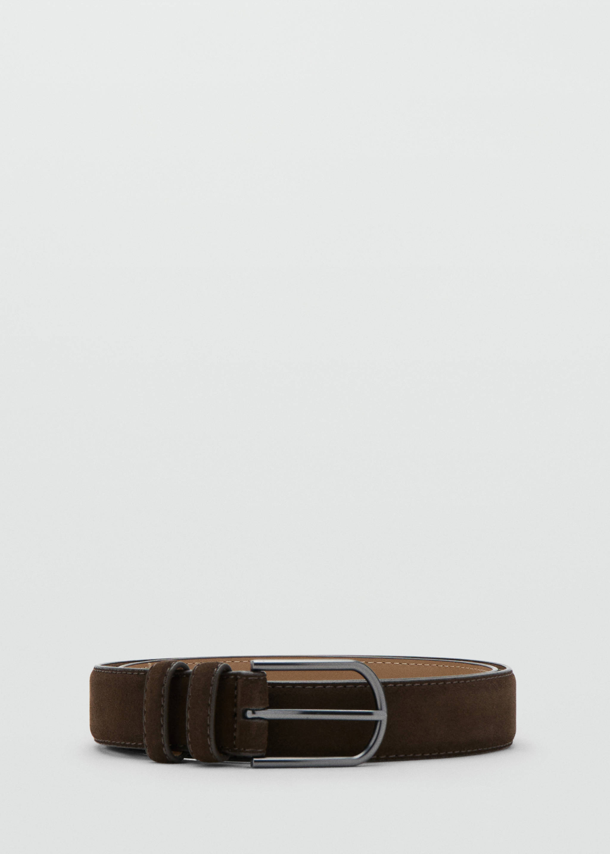 Suede leather belt - Article without model