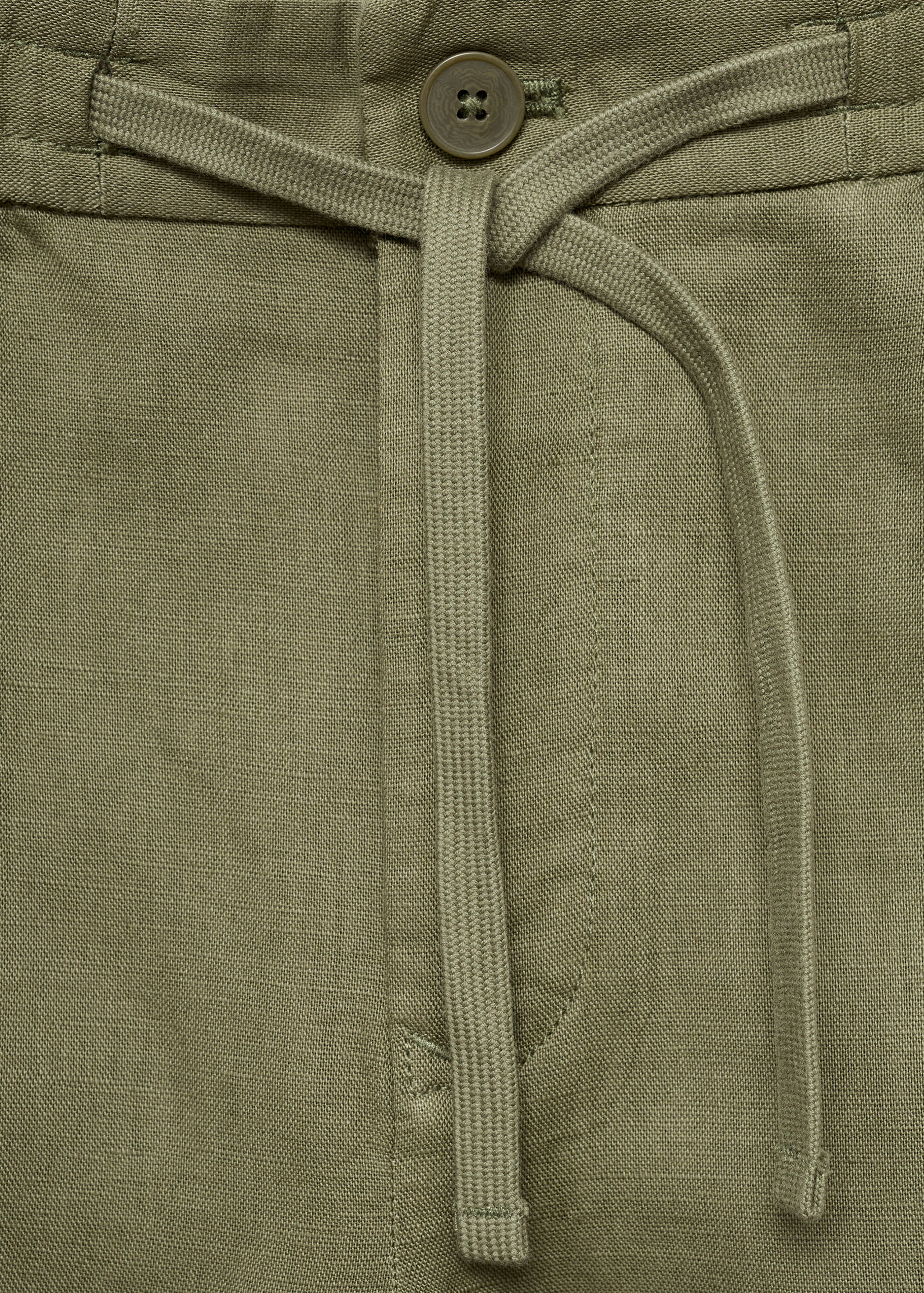 Slim-fit trousers with drawstring - Details of the article 8