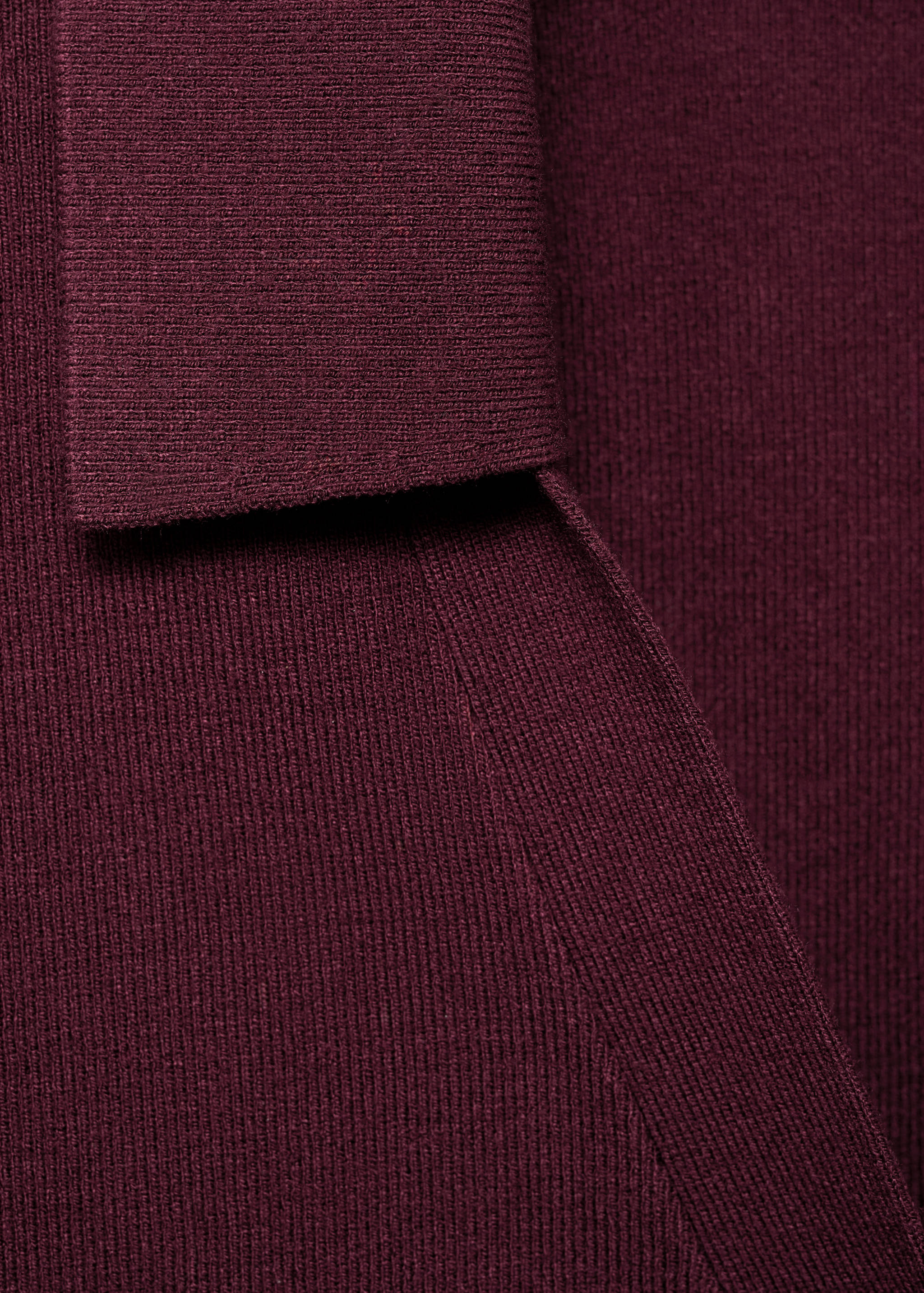 Fine-knit sweater with shirt collar - Details of the article 0