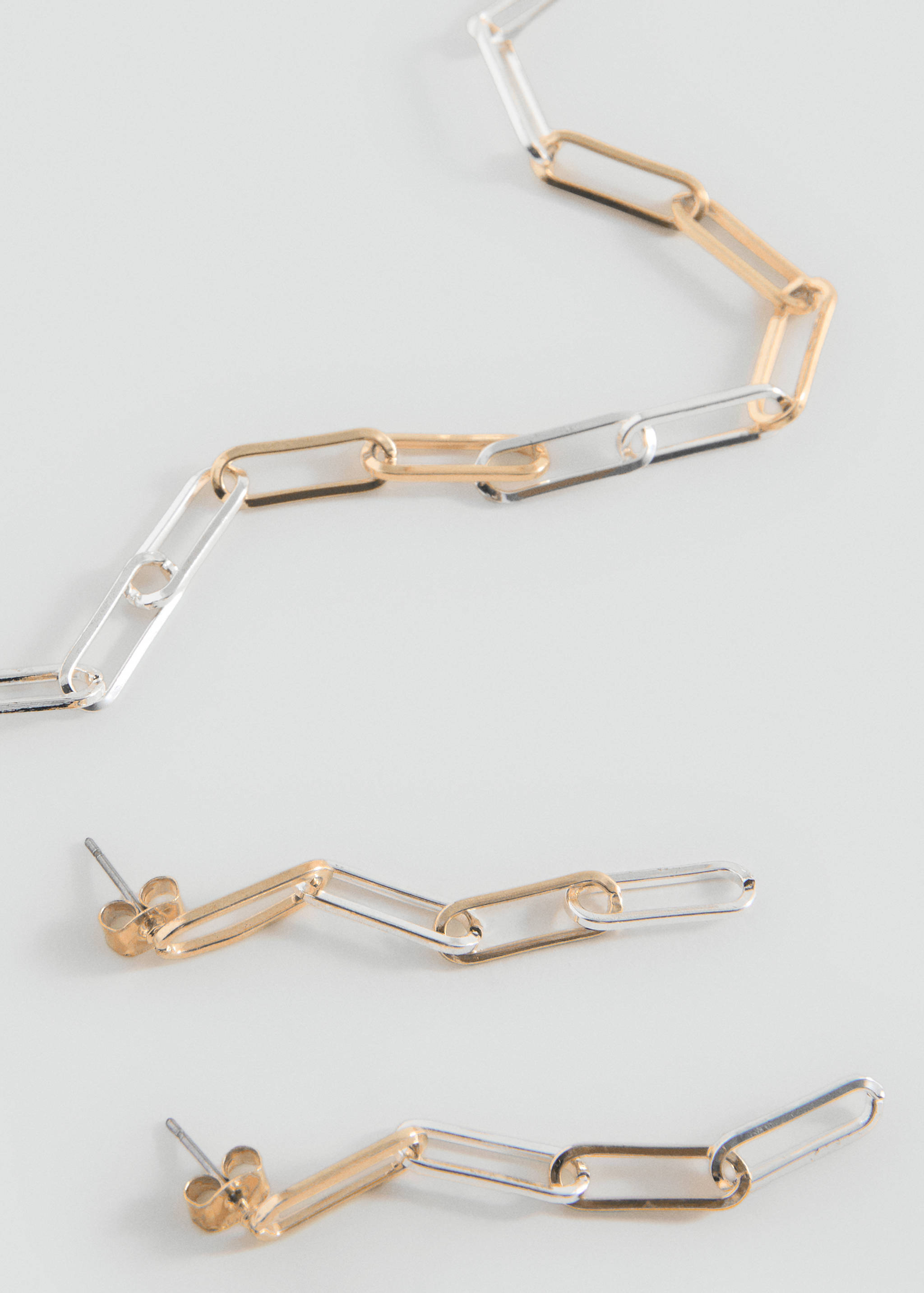 Necklace and earrings set - Medium plane