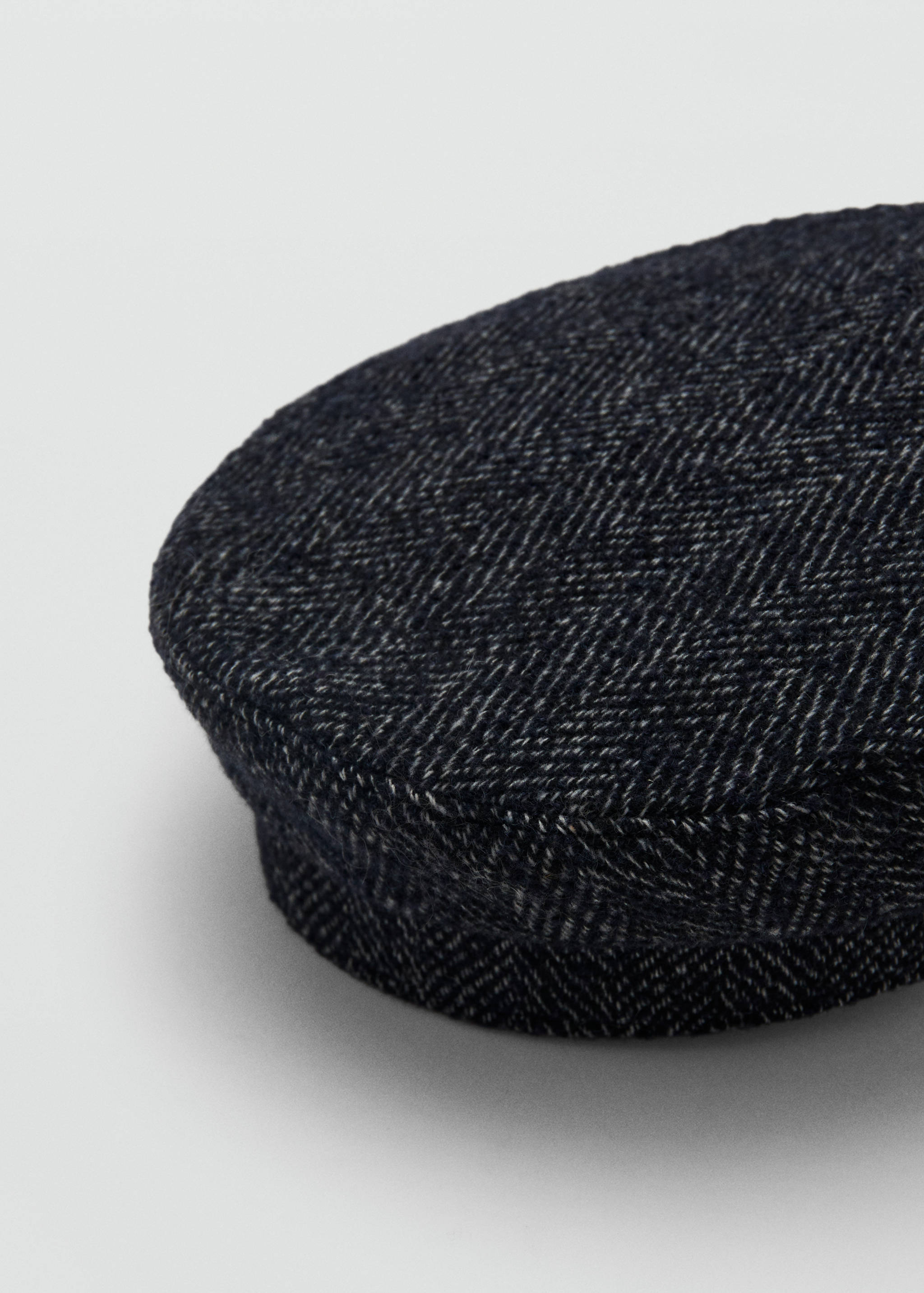 Wool-blend baker boy cap - Details of the article 1