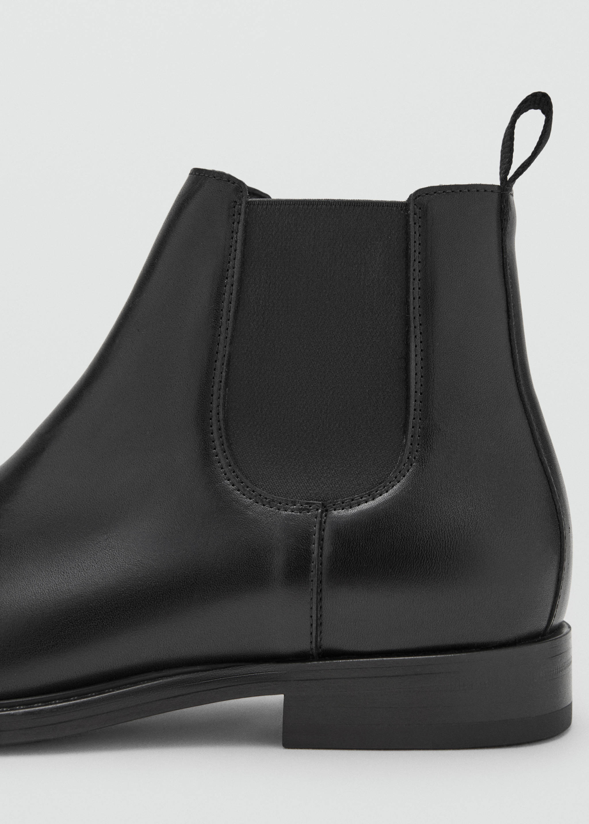 Bottines chelsea cuir effet patiné - Détail de l'article 1