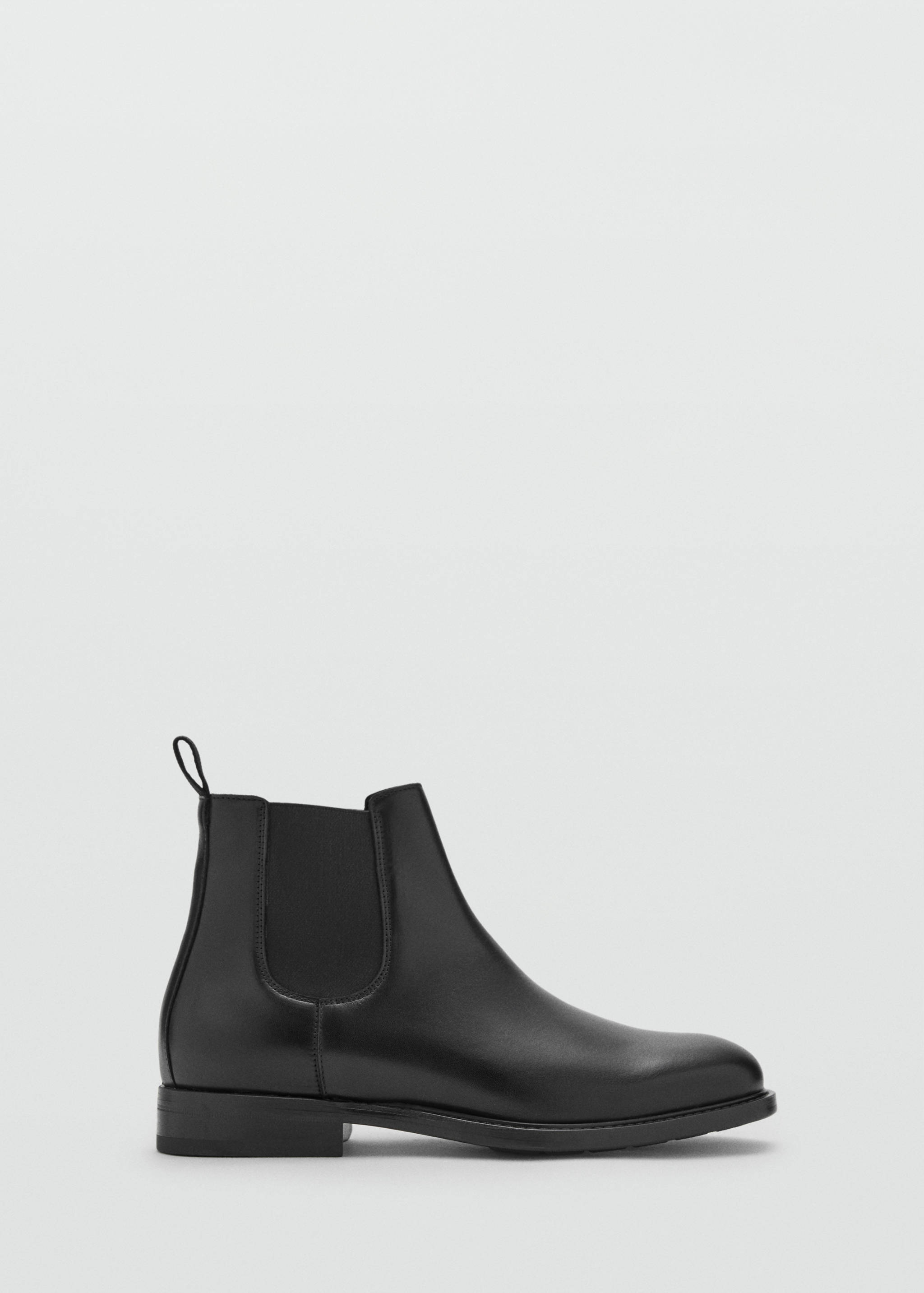 Bottines chelsea cuir effet patiné - Article sans modèle