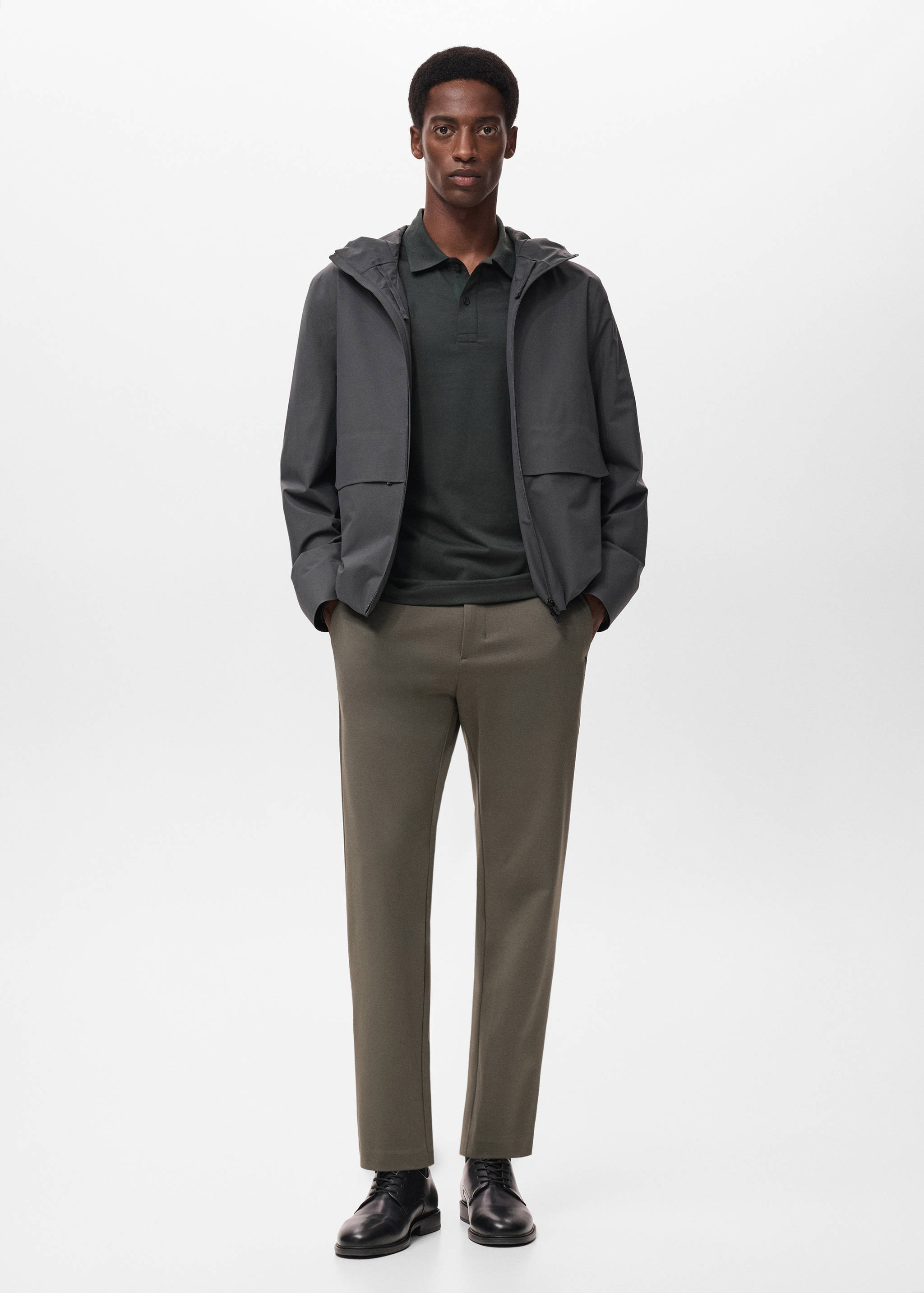Παντελόνι slim fit comfort stretch κορδόνι - Γενικό πλάνο