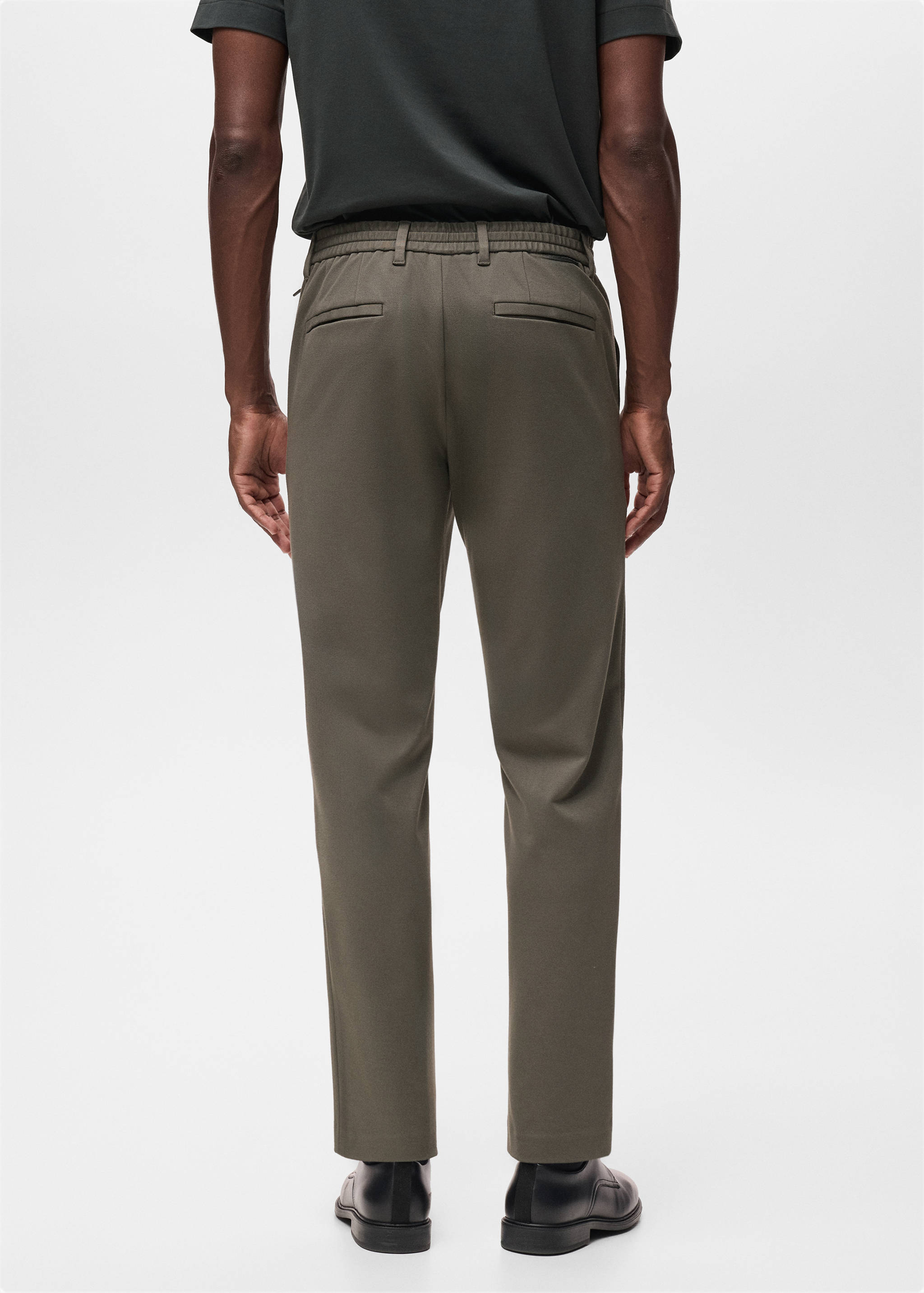 Παντελόνι slim fit comfort stretch κορδόνι - Πίσω όψη προϊόντος