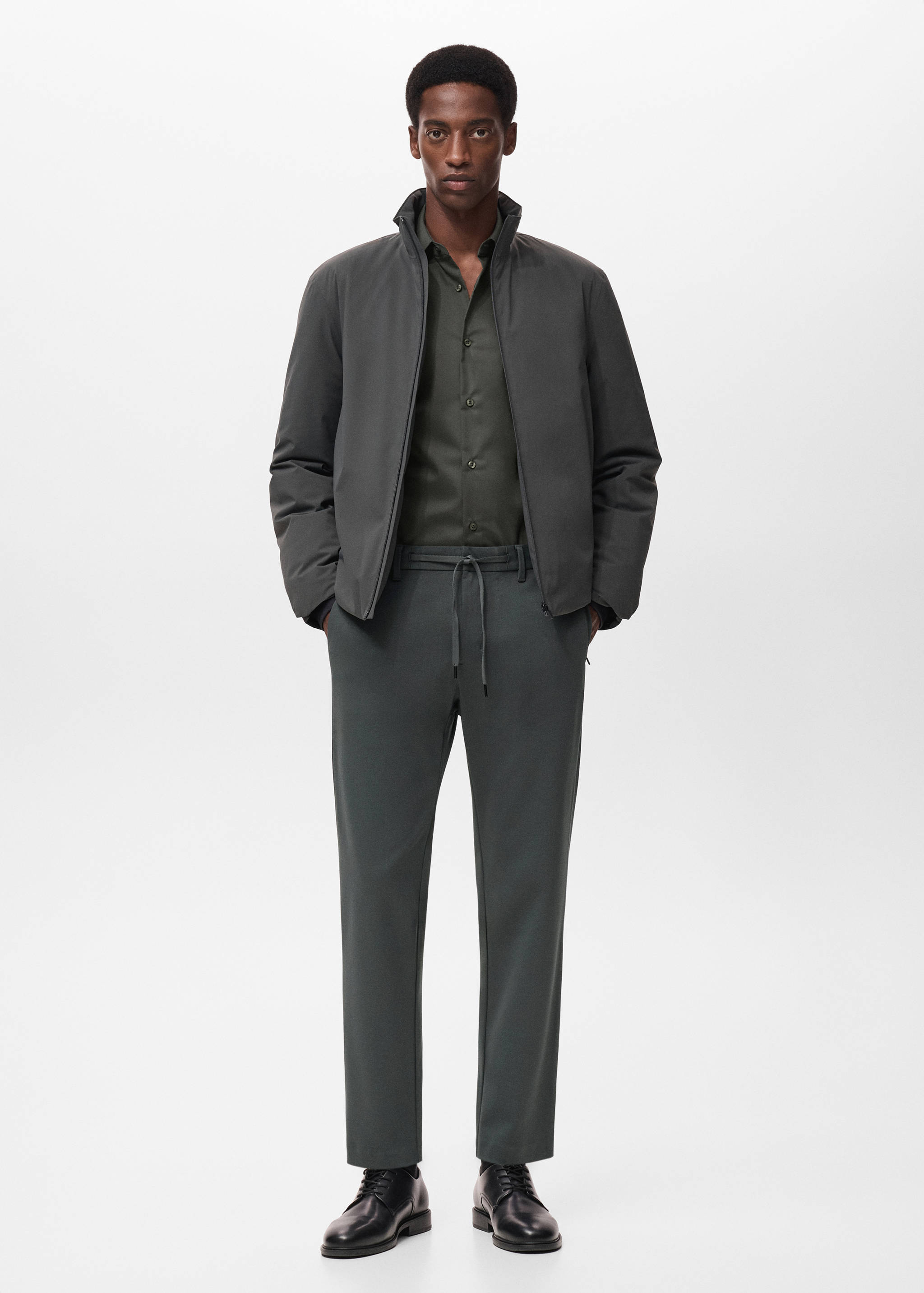 Παντελόνι slim fit comfort stretch κορδόνι - Γενικό πλάνο