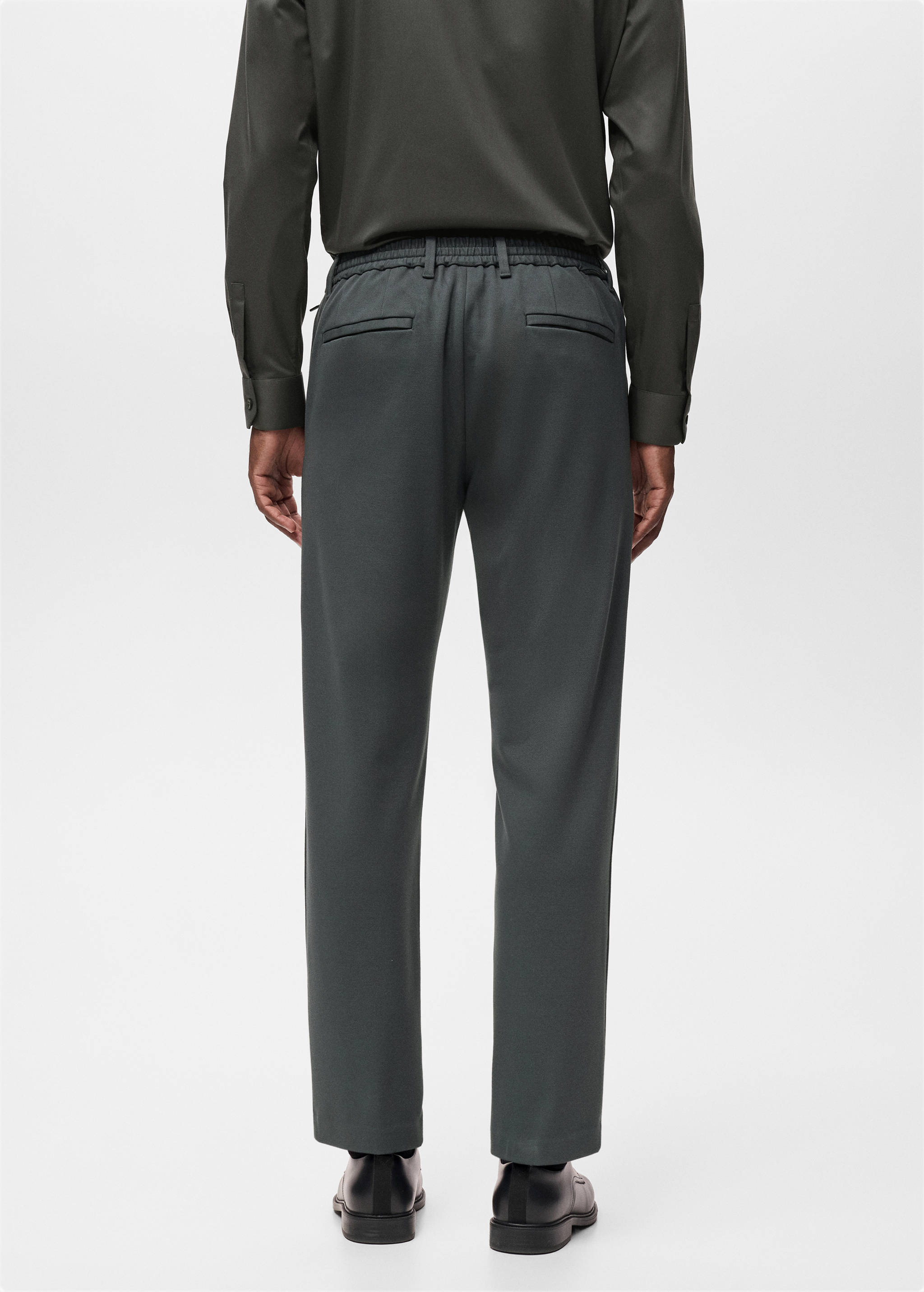 Παντελόνι slim fit comfort stretch κορδόνι - Πίσω όψη προϊόντος