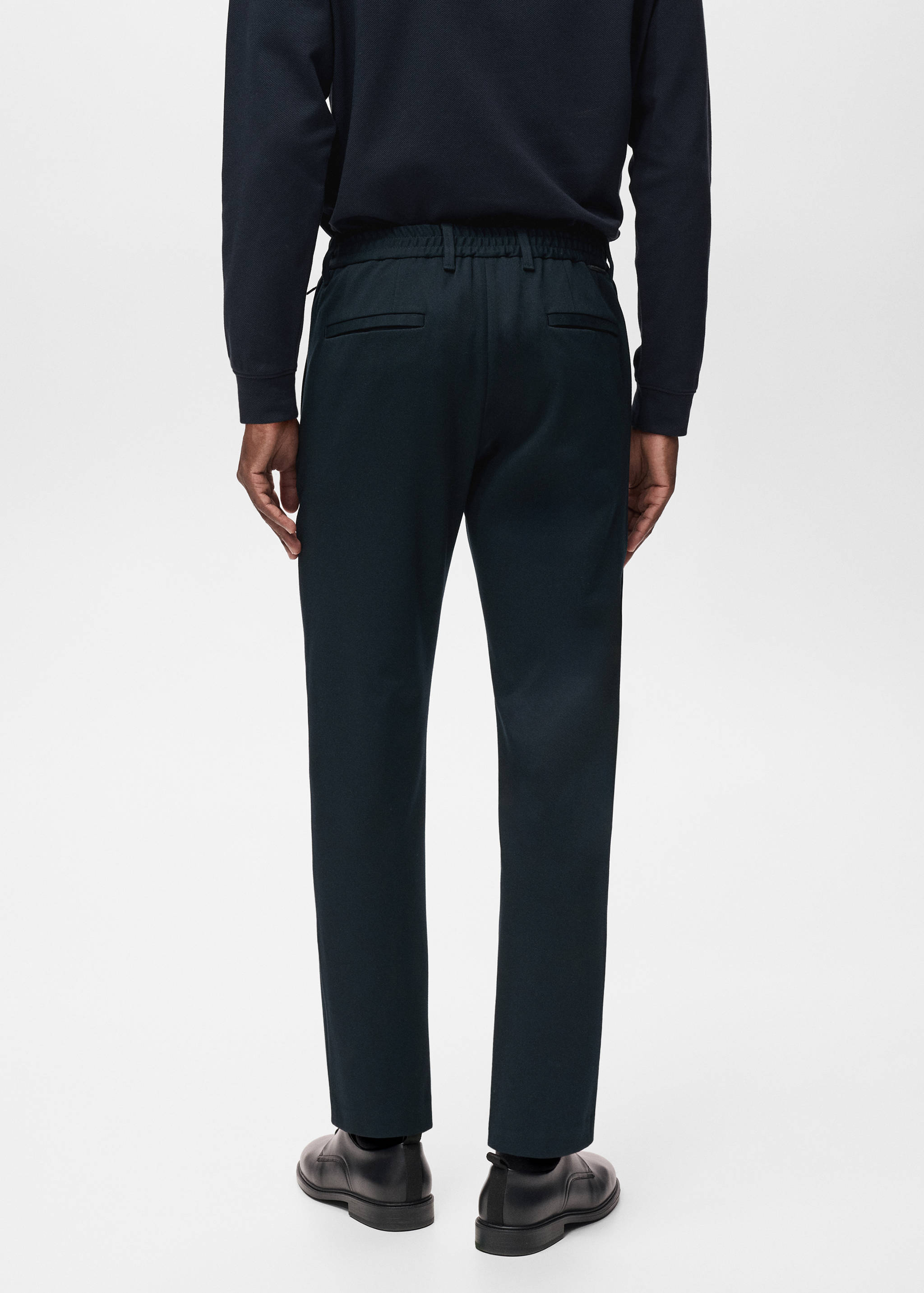 Παντελόνι slim fit comfort stretch κορδόνι - Πίσω όψη προϊόντος