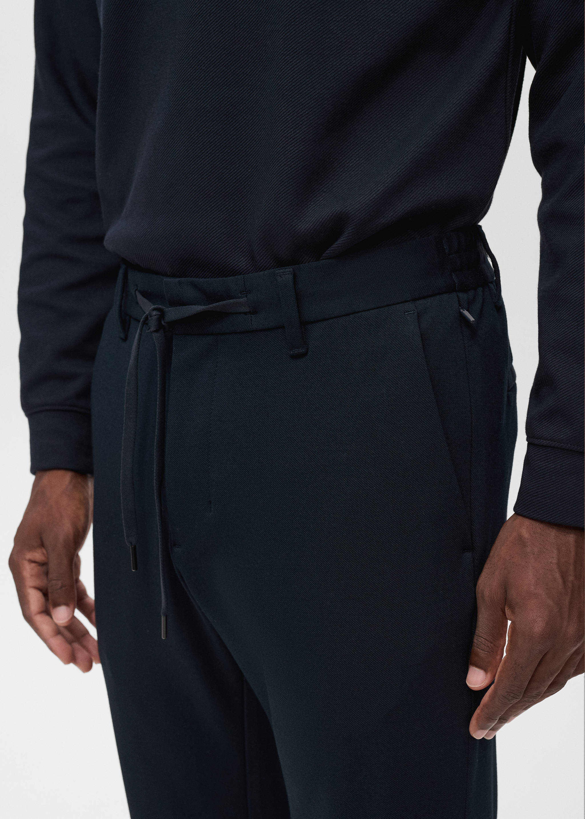 Παντελόνι slim fit comfort stretch κορδόνι - Λεπτομέρεια του προϊόντος 1