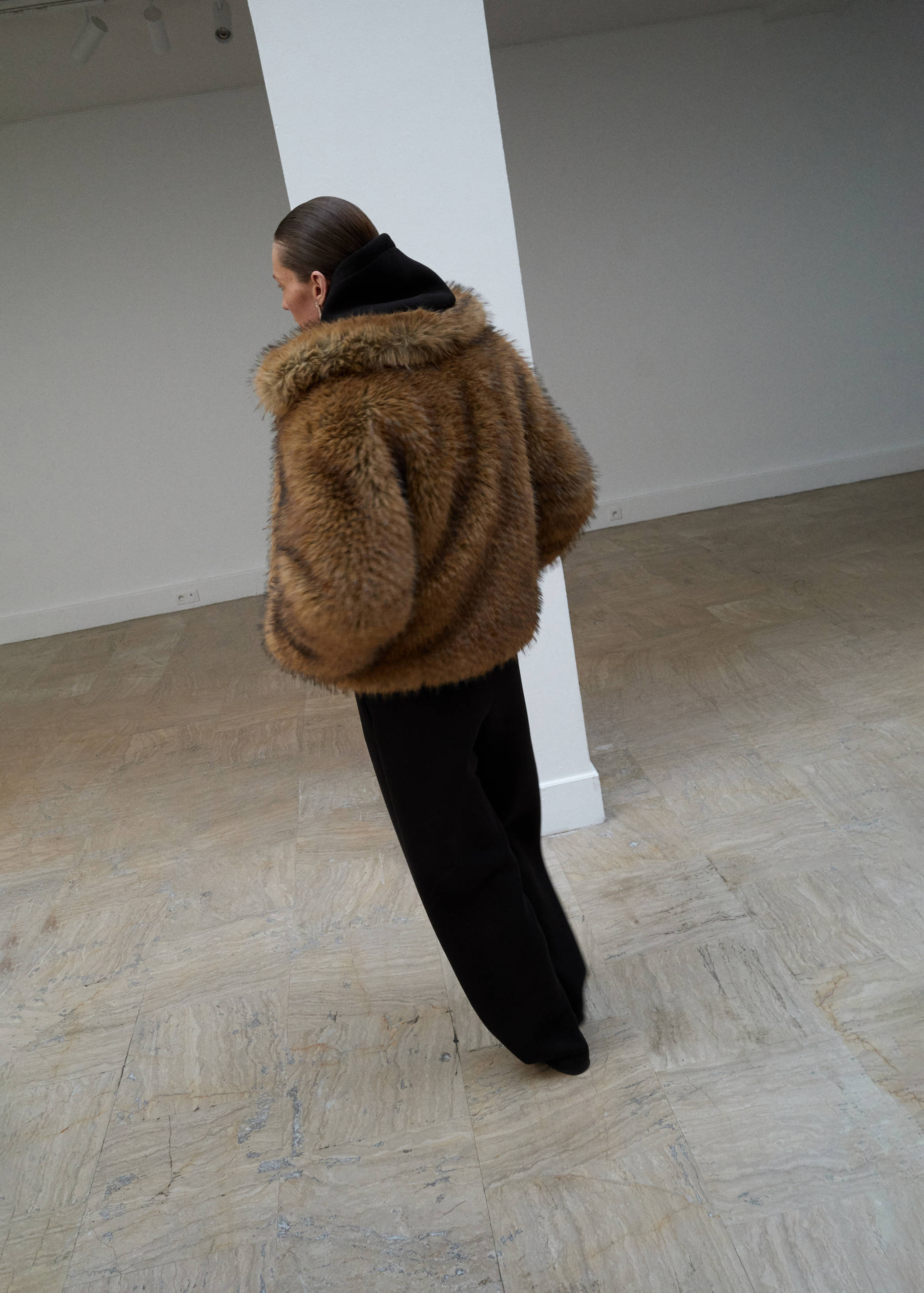 Veste fausse fourrure revers - Verso de l’article