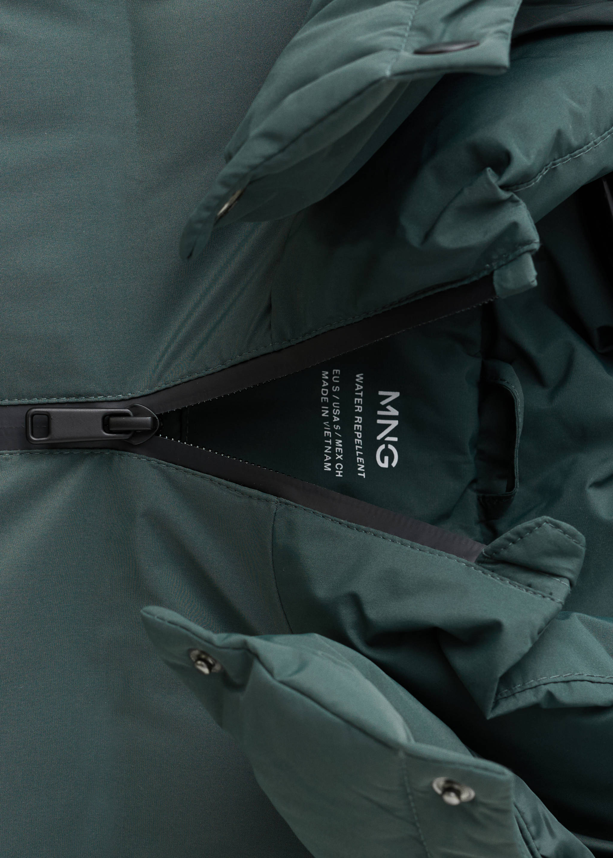 Hood puffer coat - Details of the article 8
