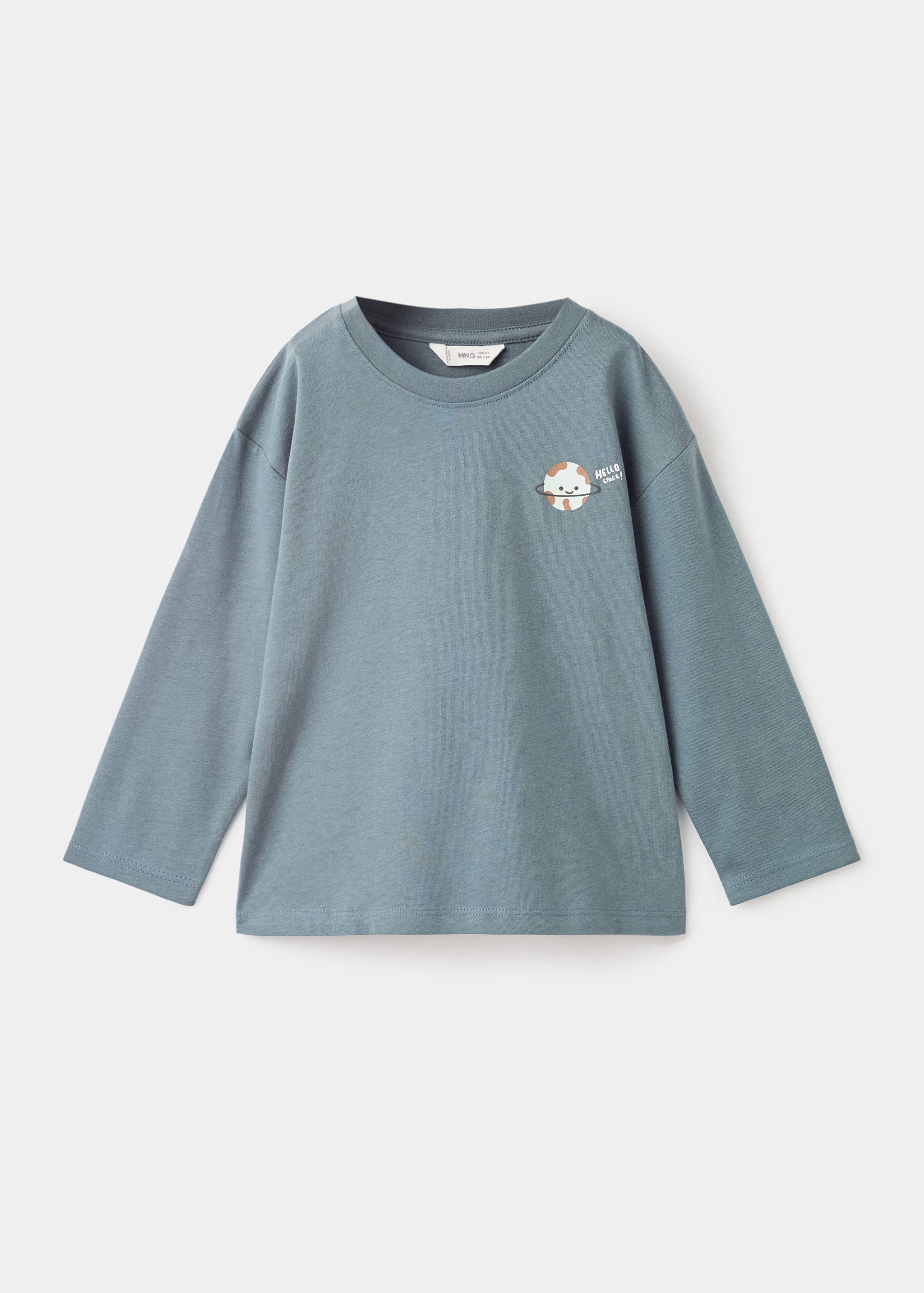 Printed cotton-blend T-shirt - Article without model