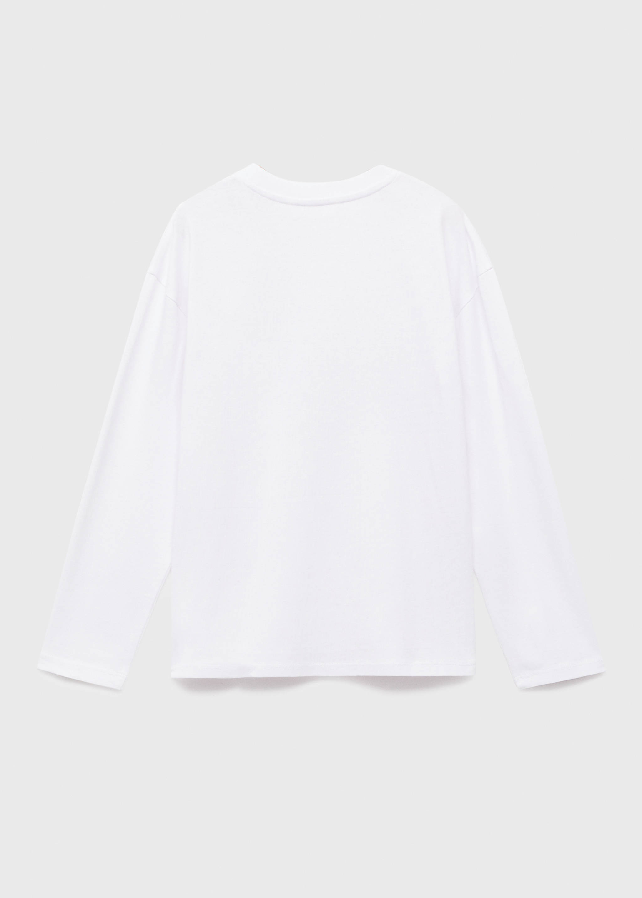 T-shirt manches longues imprimé - Verso de l’article