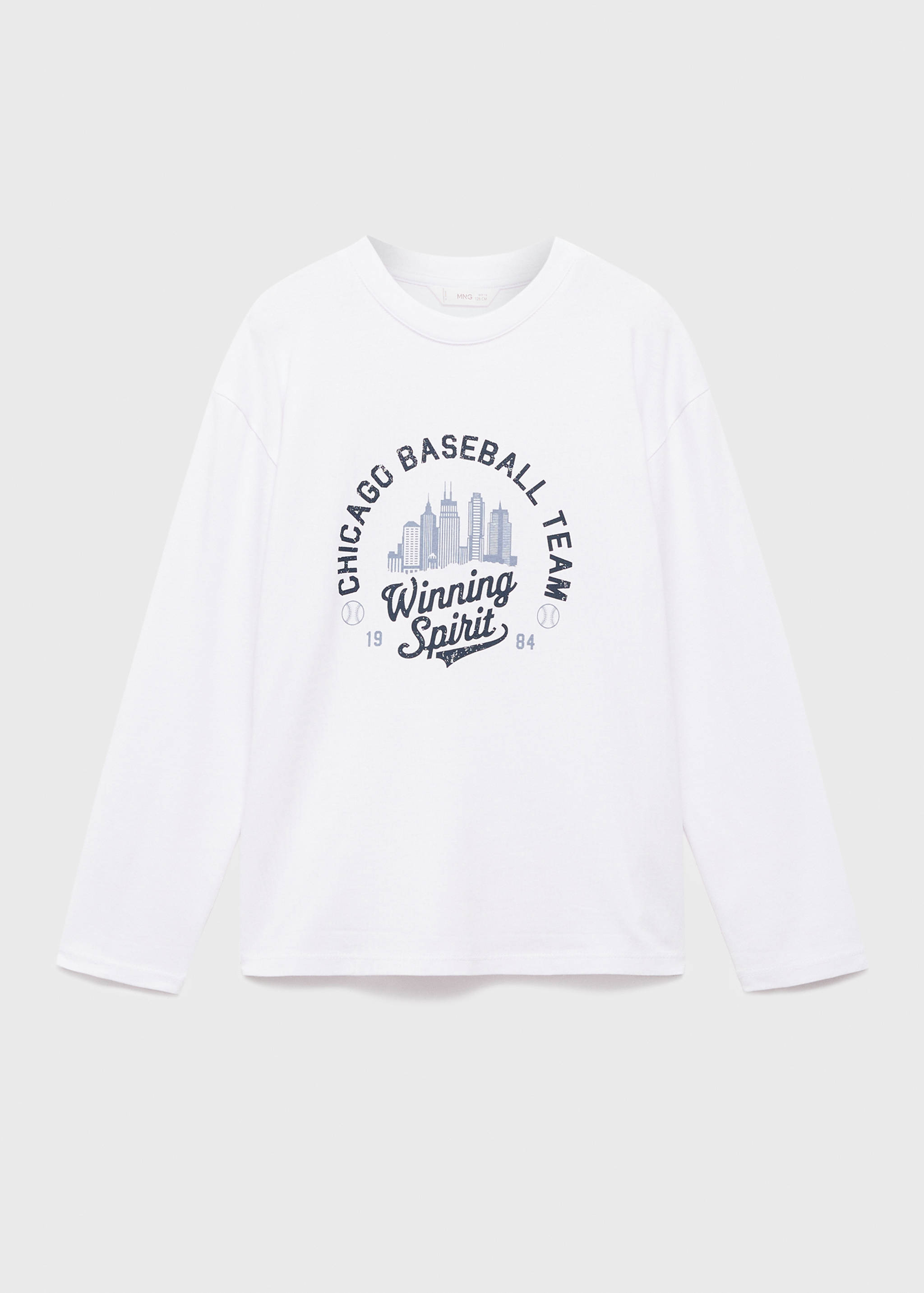 T-shirt manches longues imprimé - Article sans modèle
