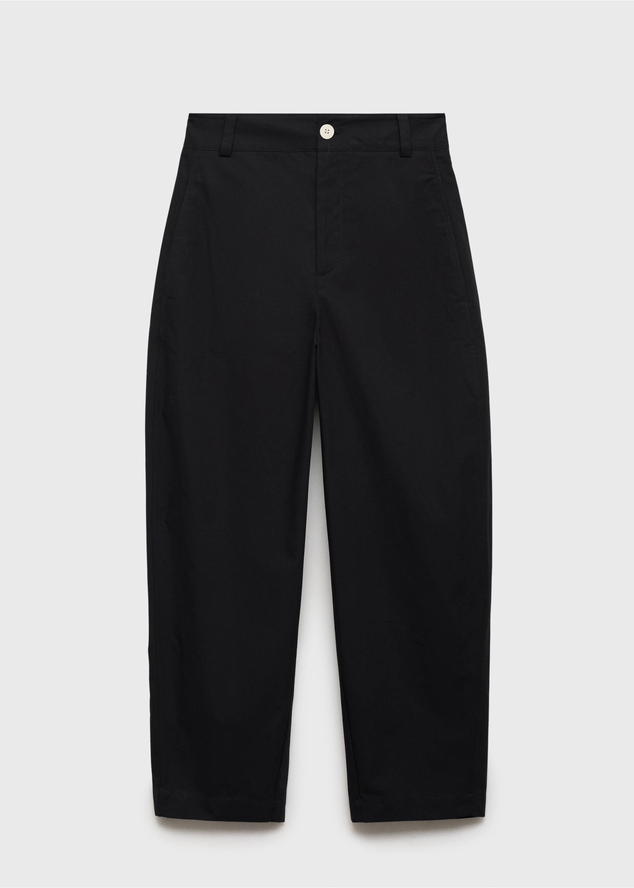 High-waisted balloon trousers - Article without model, Black. Ref: 17066731-00.