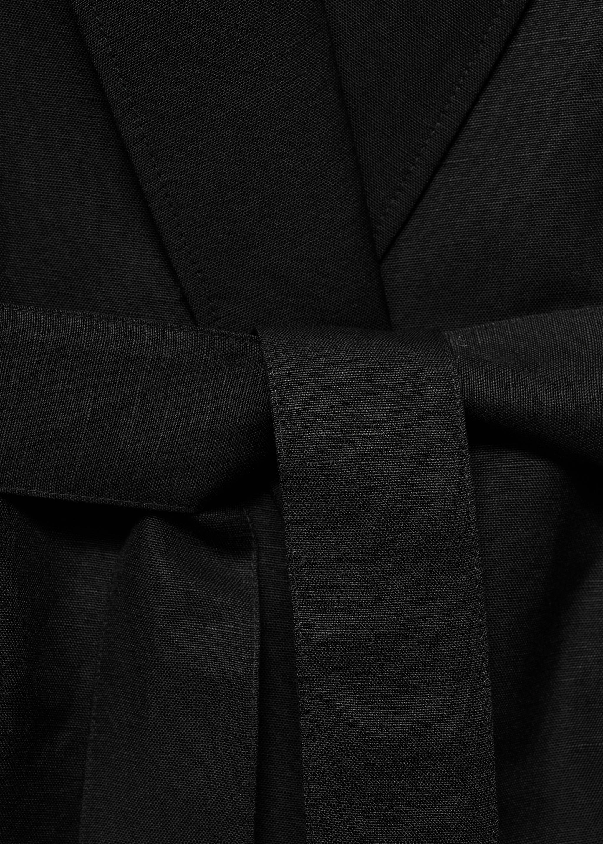 Gilet costume lin ceinture - Détail de l'article 8
